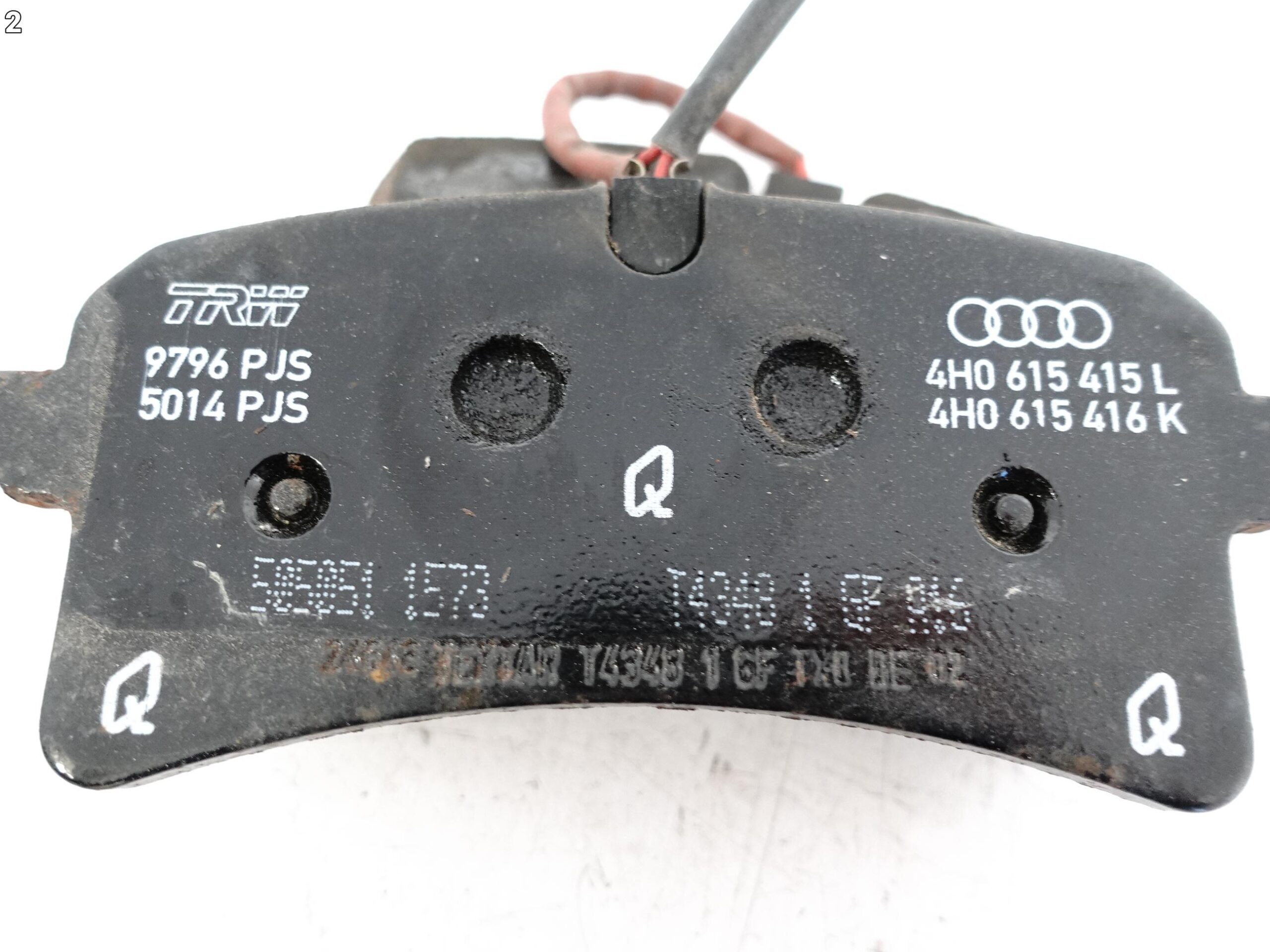 AUDI S8 4H0 D4 RS7 4G8 RS6 4G0 13-18 KLOCKI HAMULCOWE CERAMICZNE TYŁ 92KM AUDI S8 4H0 D4 RS7 4G8 RS6 4G0 13-18 KLOCKI HAMULCOWE CERAMICZNE TYŁ 92KM - obrazek 3