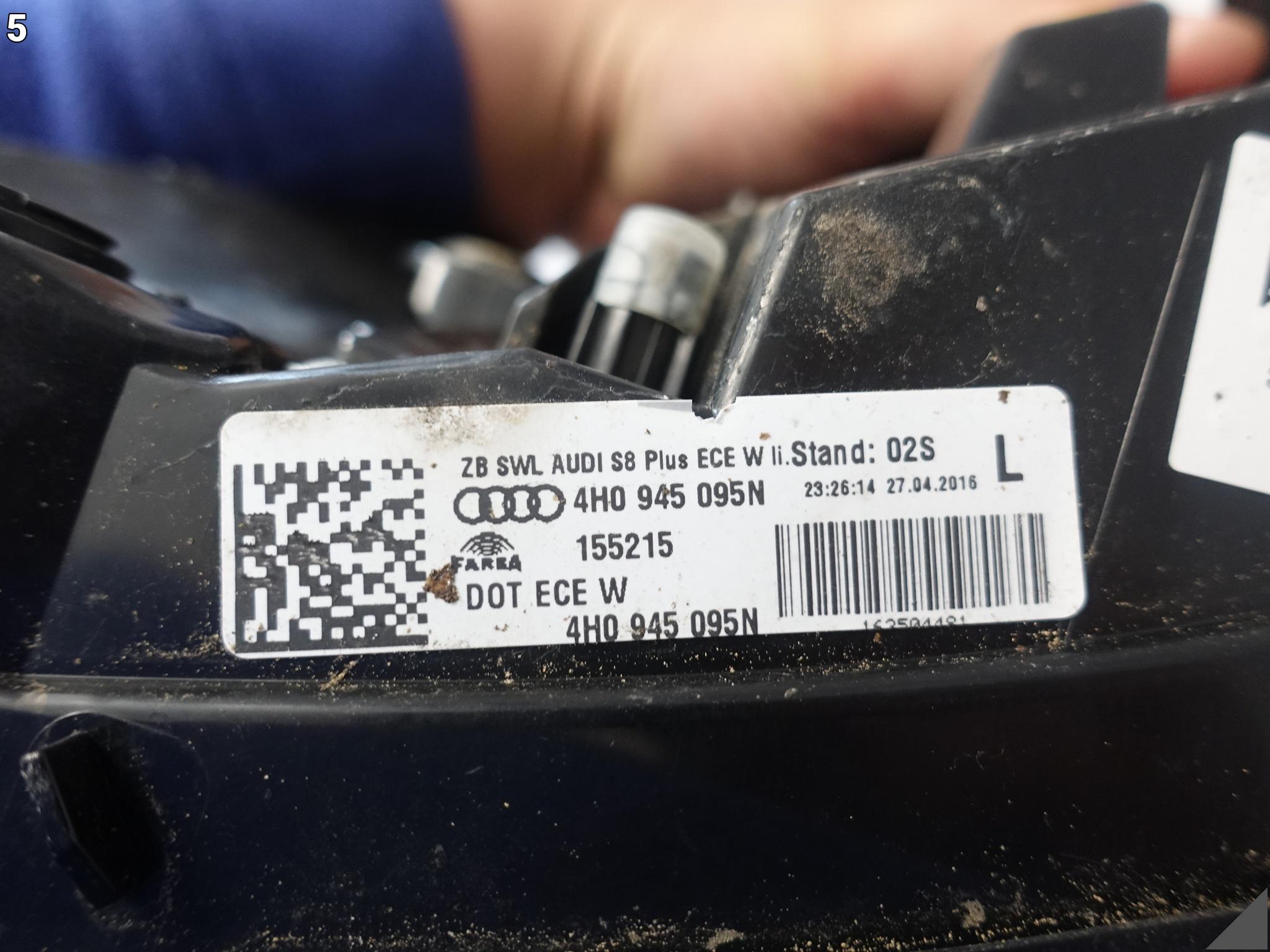 AUDI S8 PLUS A8 4H0 D4 LIFT 13-17 MATRIX LED LAMPA LEWA TYŁ EUROPA CIEMNA AUDI S8 PLUS A8 4H0 D4 LIFT 13-17 MATRIX LED LAMPA LEWA TYŁ EUROPA CIEMNA - obrazek 6