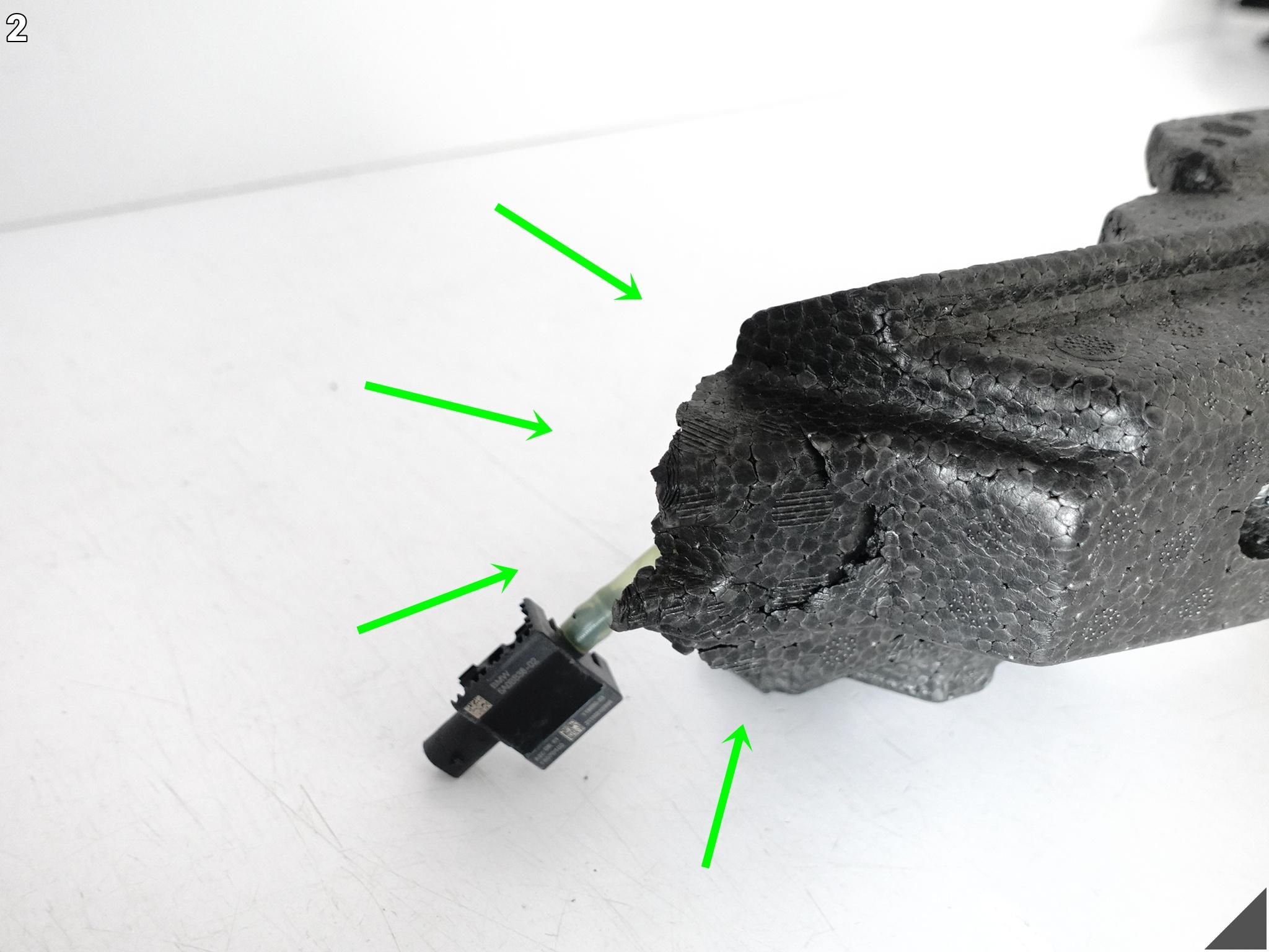 BMW 1 F40 19-24 ABSORBER PIANKA W ZDERZAK PRZÓD + CZUJNIK OCHRONY PIESZYCH BMW 1 F40 19-24 ABSORBER PIANKA W ZDERZAK PRZÓD + CZUJNIK OCHRONY PIESZYCH - obrazek 3