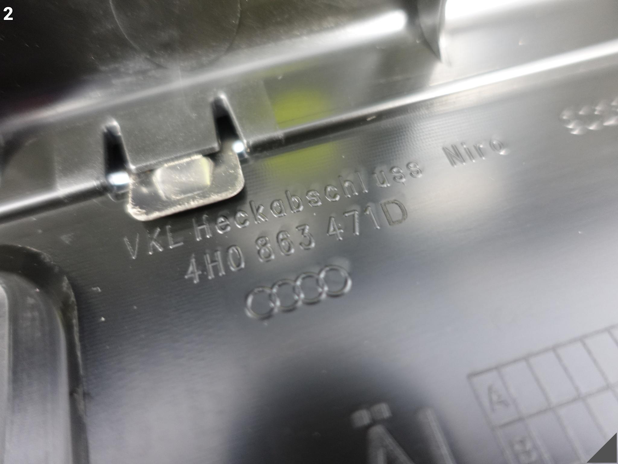 AUDI S8 PLUS A8 4H0 D4 LIFT 09-17 LISTWA OSŁONA PAS TYLNY CHROM BAGAŻNIK AUDI S8 PLUS A8 4H0 D4 LIFT 09-17 LISTWA OSŁONA PAS TYLNY CHROM BAGAŻNIK - obrazek 3