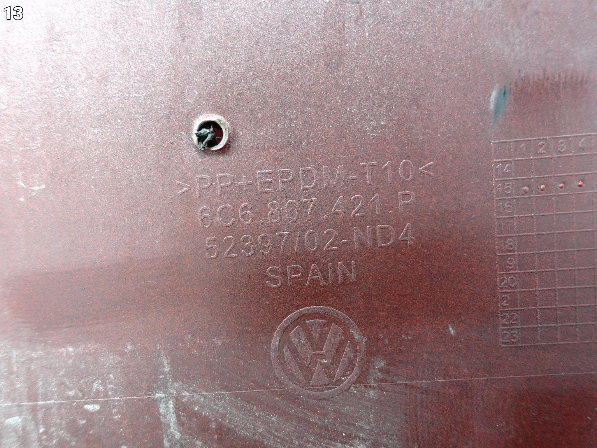 VW POLO V 5 6C6 6C0 GTI LIFT 14-17 ZDERZAK SPOILER TYŁ (4xPDC) VW POLO V 5 6C6 6C0 GTI LIFT 14-17 ZDERZAK SPOILER TYŁ (4xPDC) - obrazek 14