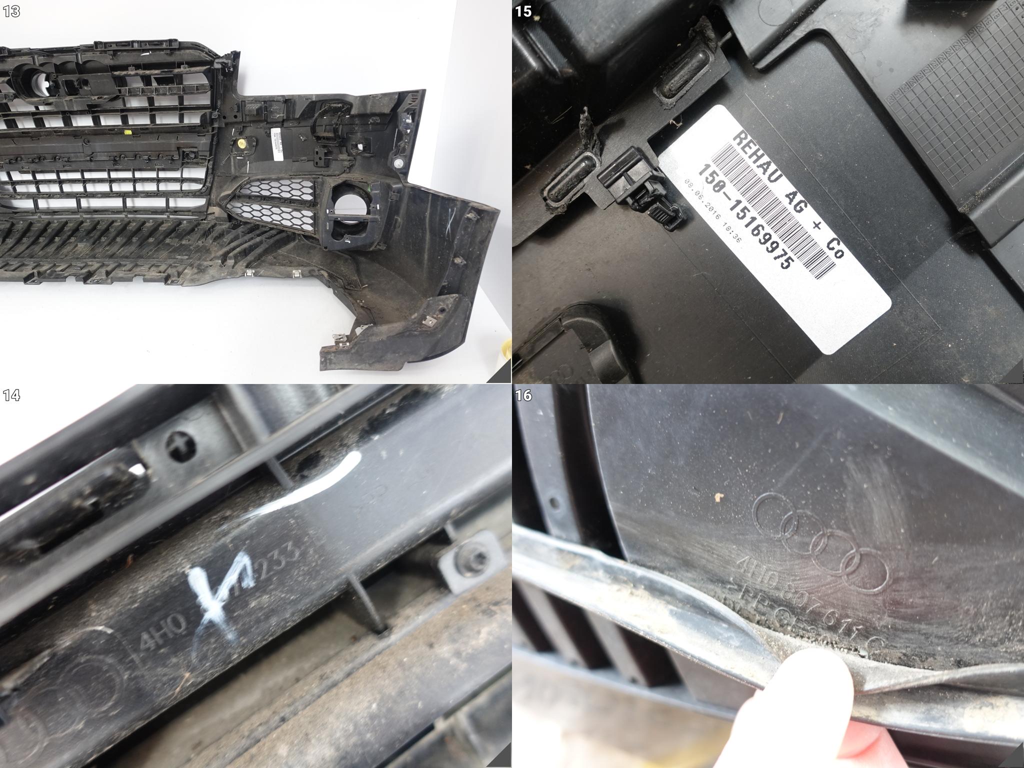 AUDI S8 PLUS 4H0 D4 15-17 ZDERZAK GRILL SPOILER CARBON PRZÓD DEMONTAŻ Y9T AUDI S8 PLUS 4H0 D4 15-17 ZDERZAK GRILL SPOILER CARBON PRZÓD DEMONTAŻ Y9T - obrazek 14