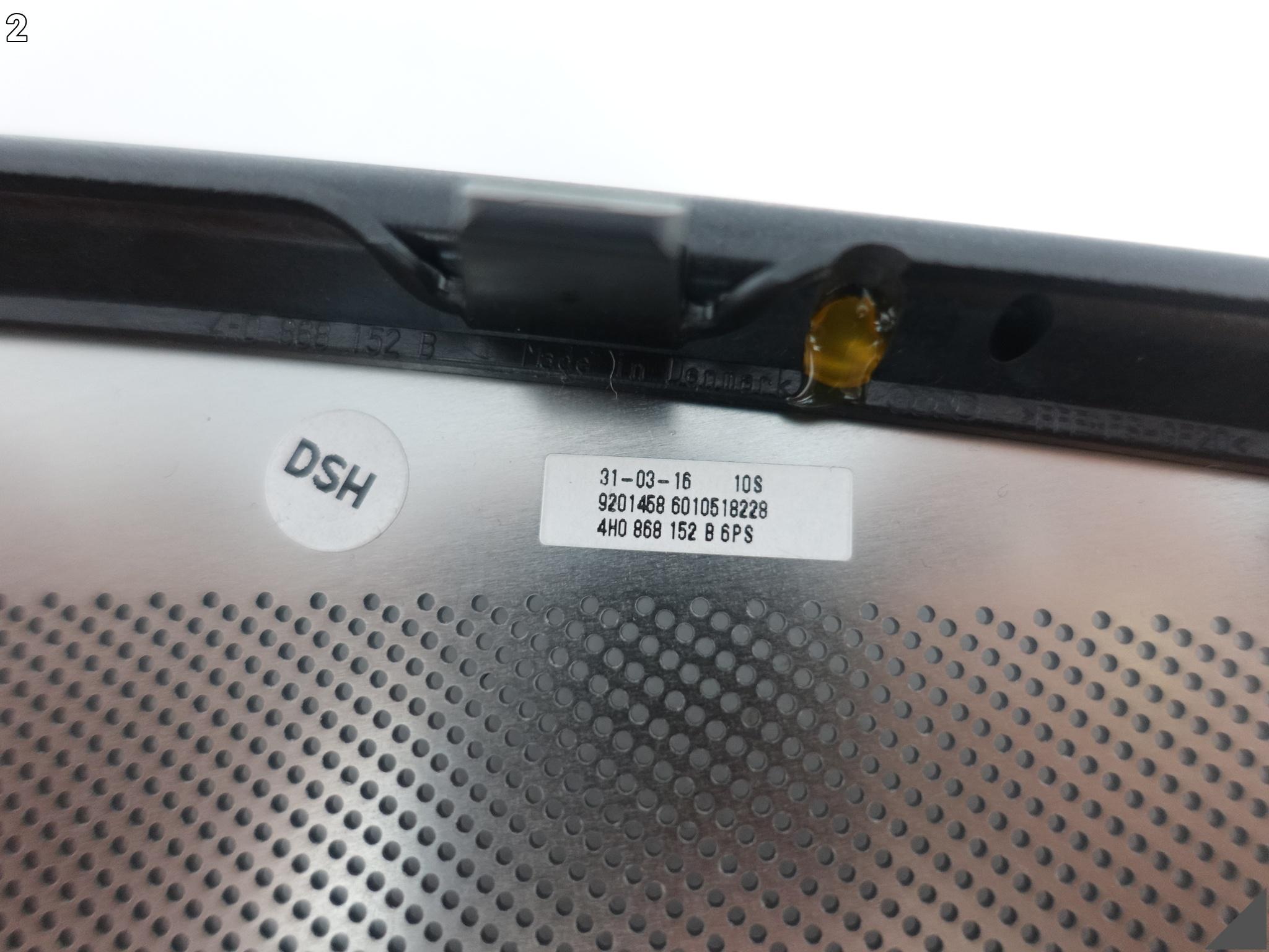 AUDI S8 A8 4H0 D4 09-17 LIFT OSŁONA GŁOŚNIKA PRAWA PRZÓD BANG & OLUFSEN 6PS AUDI S8 A8 4H0 D4 09-17 LIFT OSŁONA GŁOŚNIKA PRAWA PRZÓD BANG & OLUFSEN 6PS - obrazek 3