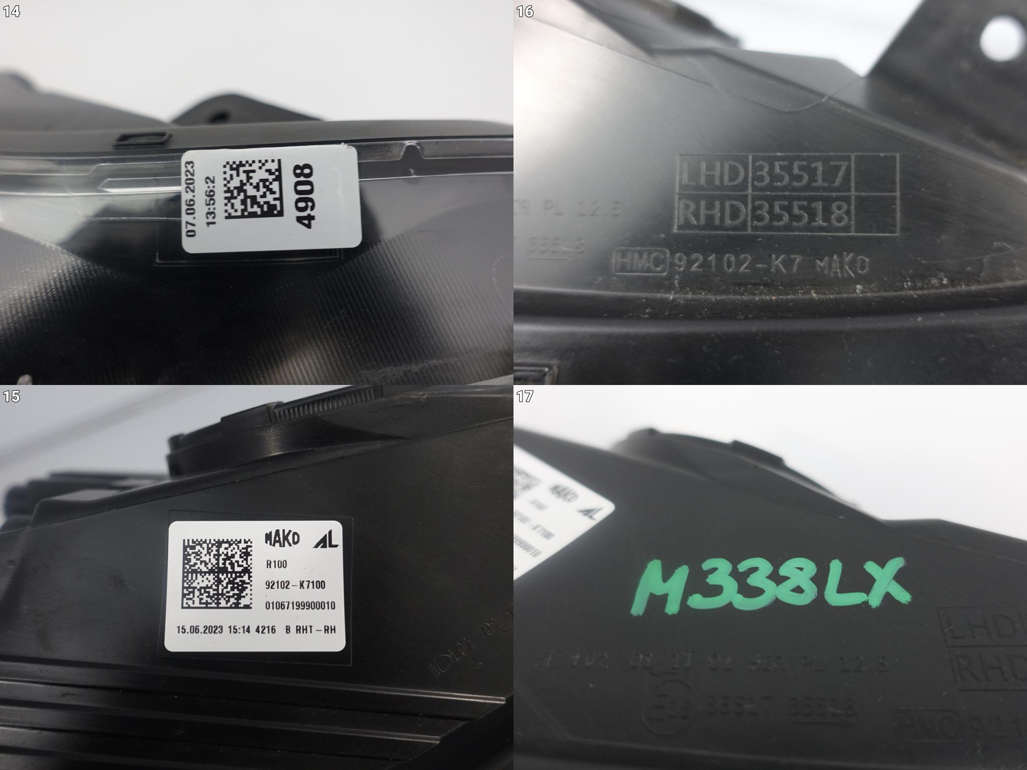 HYUNDAI I10 III 3 N-LINE 19-23 LAMPA PRAWA ZWYKŁA HALOGEN SOCZEWKA EU HYUNDAI I10 III 3 N-LINE 19-23 LAMPA PRAWA ZWYKŁA HALOGEN SOCZEWKA EU - obrazek 15