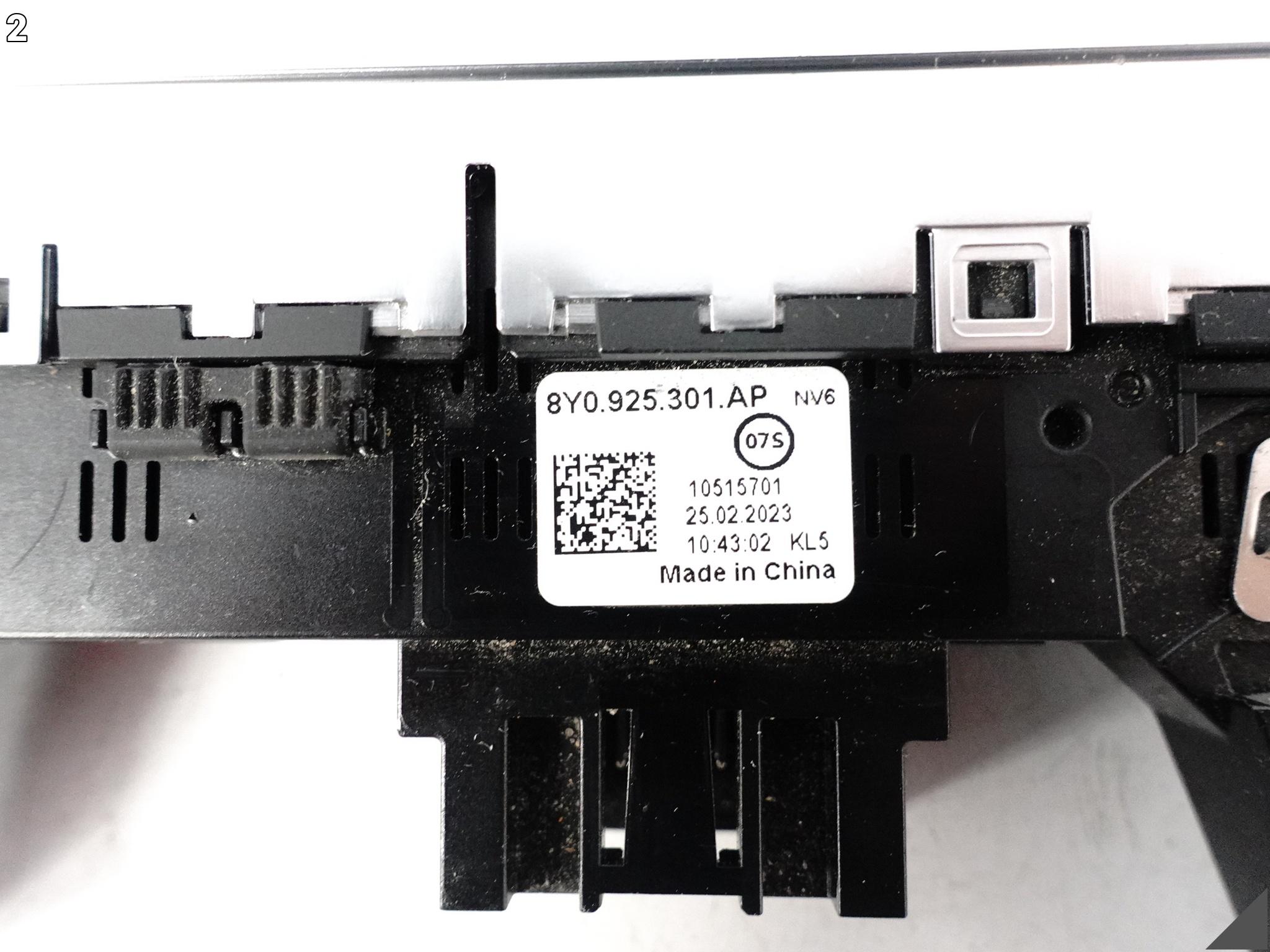 AUDI A3 S3 RS3 8Y0 20- PANEL STEROWANIA PRZEŁĄCZNIKI DESKA ROZDZIELCZA AUDI A3 S3 RS3 8Y0 20- PANEL STEROWANIA PRZEŁĄCZNIKI DESKA ROZDZIELCZA - obrazek 3