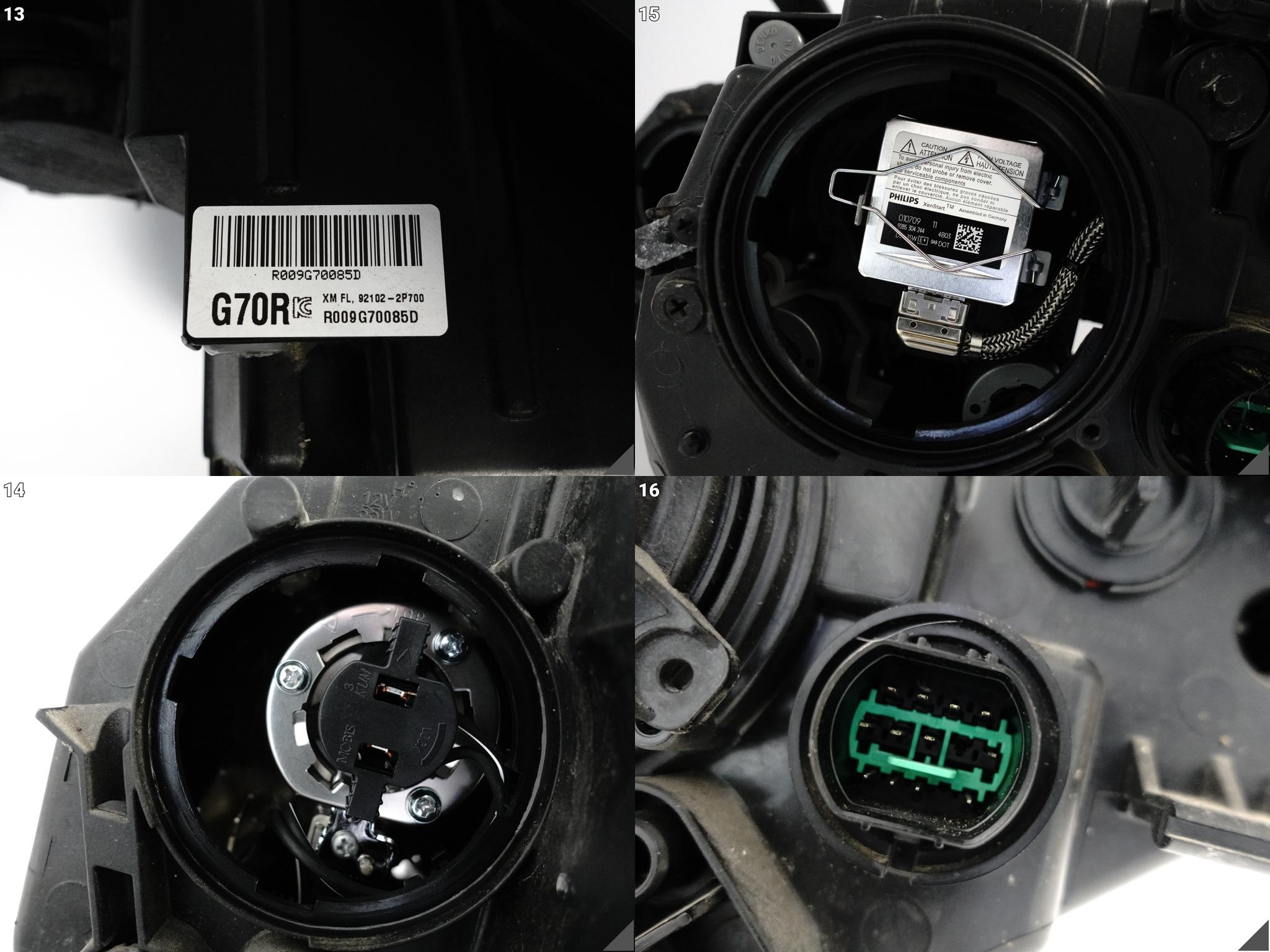 KIA SORENTO II (2 GENERACJA) XM LIFT 12-14 LAMPA XENON + LED PRAWA PRZÓD EU KIA SORENTO II (2 GENERACJA) XM LIFT 12-14 LAMPA XENON + LED PRAWA PRZÓD EU - obrazek 14