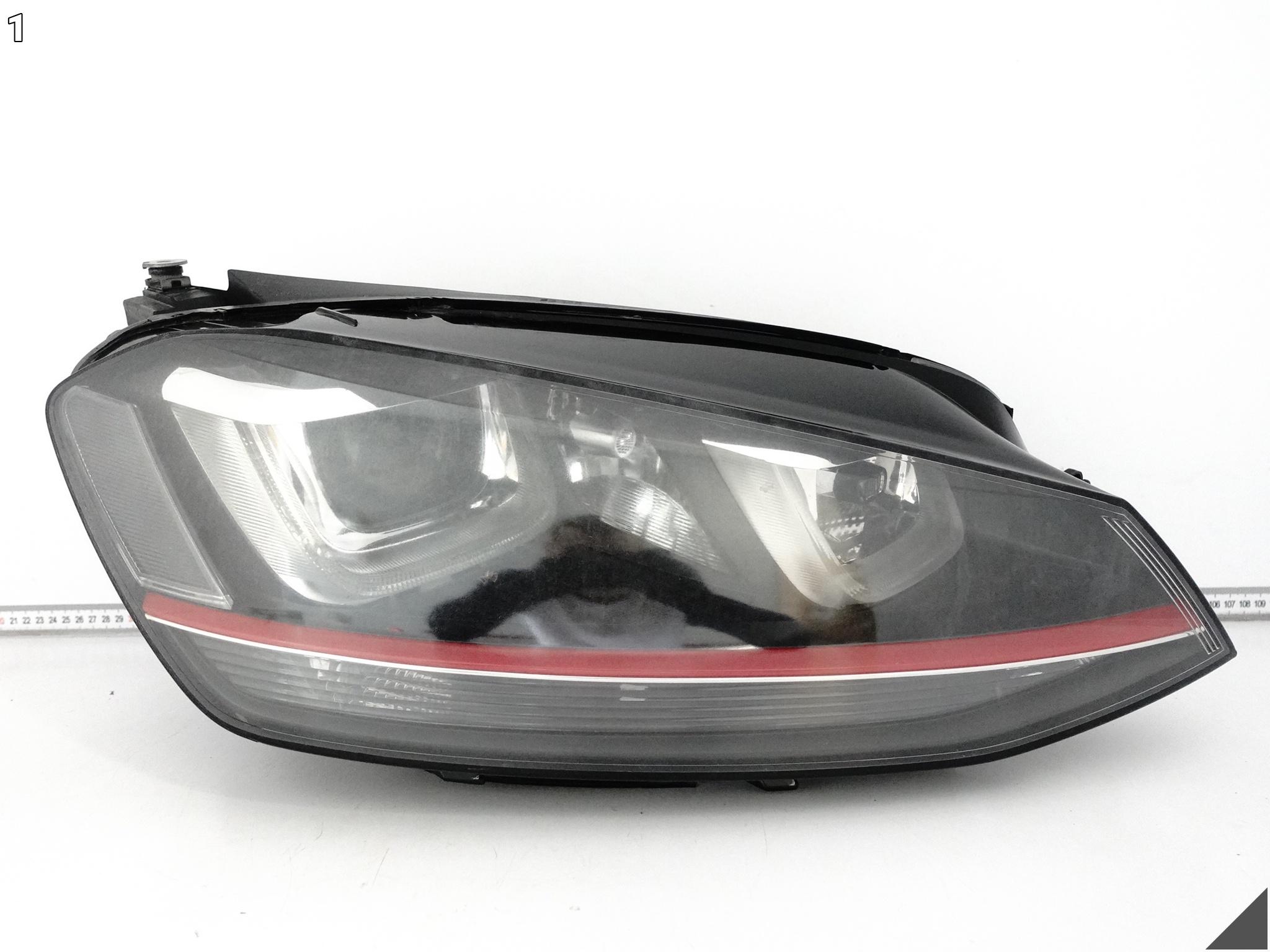 VW GOLF 7 VII GTI 5G1 5G0 12-16 LAMPA XENON + LED PRAWA PRZÓD EUROPA VW GOLF 7 VII GTI 5G1 5G0 12-16 LAMPA XENON + LED PRAWA PRZÓD EUROPA - obrazek 2