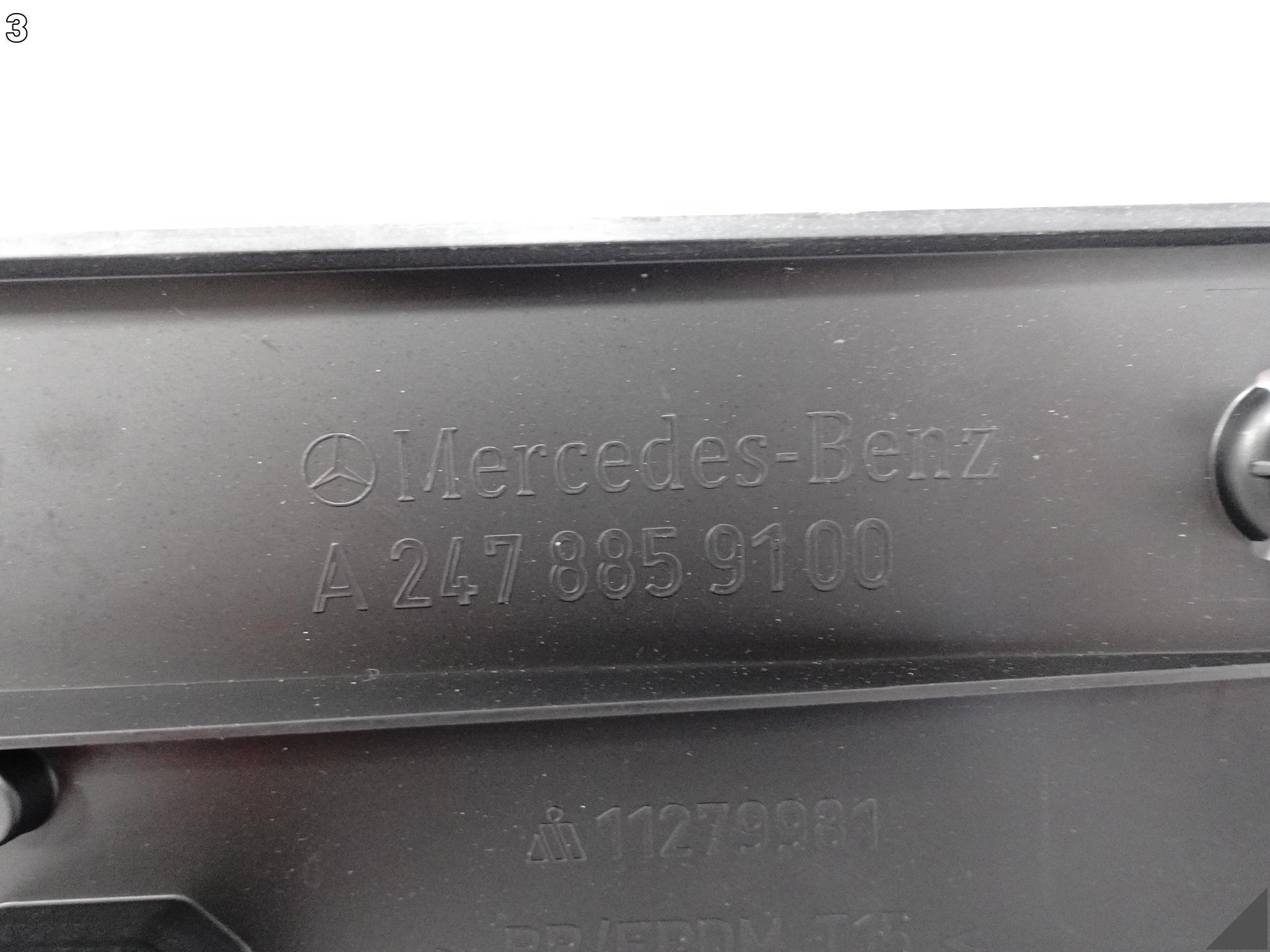 MERCEDES B-KLASA W247 PODKŁADKA RAMKA TABLICY REJESTRACYJNEJ PRZÓD MERCEDES B-KLASA W247 PODKŁADKA RAMKA TABLICY REJESTRACYJNEJ PRZÓD - obrazek 4