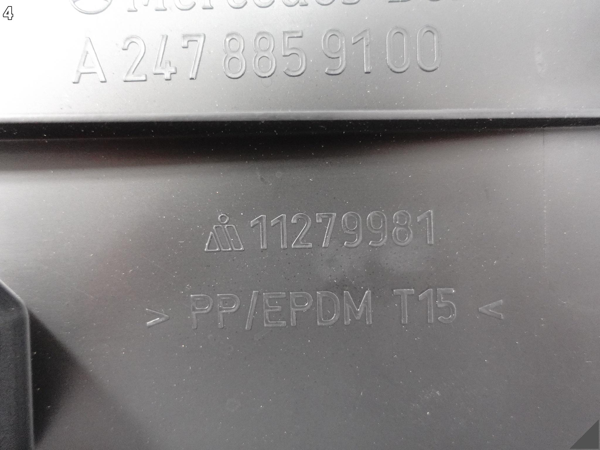 MERCEDES B-KLASA W247 PODKŁADKA RAMKA TABLICY REJESTRACYJNEJ PRZÓD MERCEDES B-KLASA W247 PODKŁADKA RAMKA TABLICY REJESTRACYJNEJ PRZÓD - obrazek 5