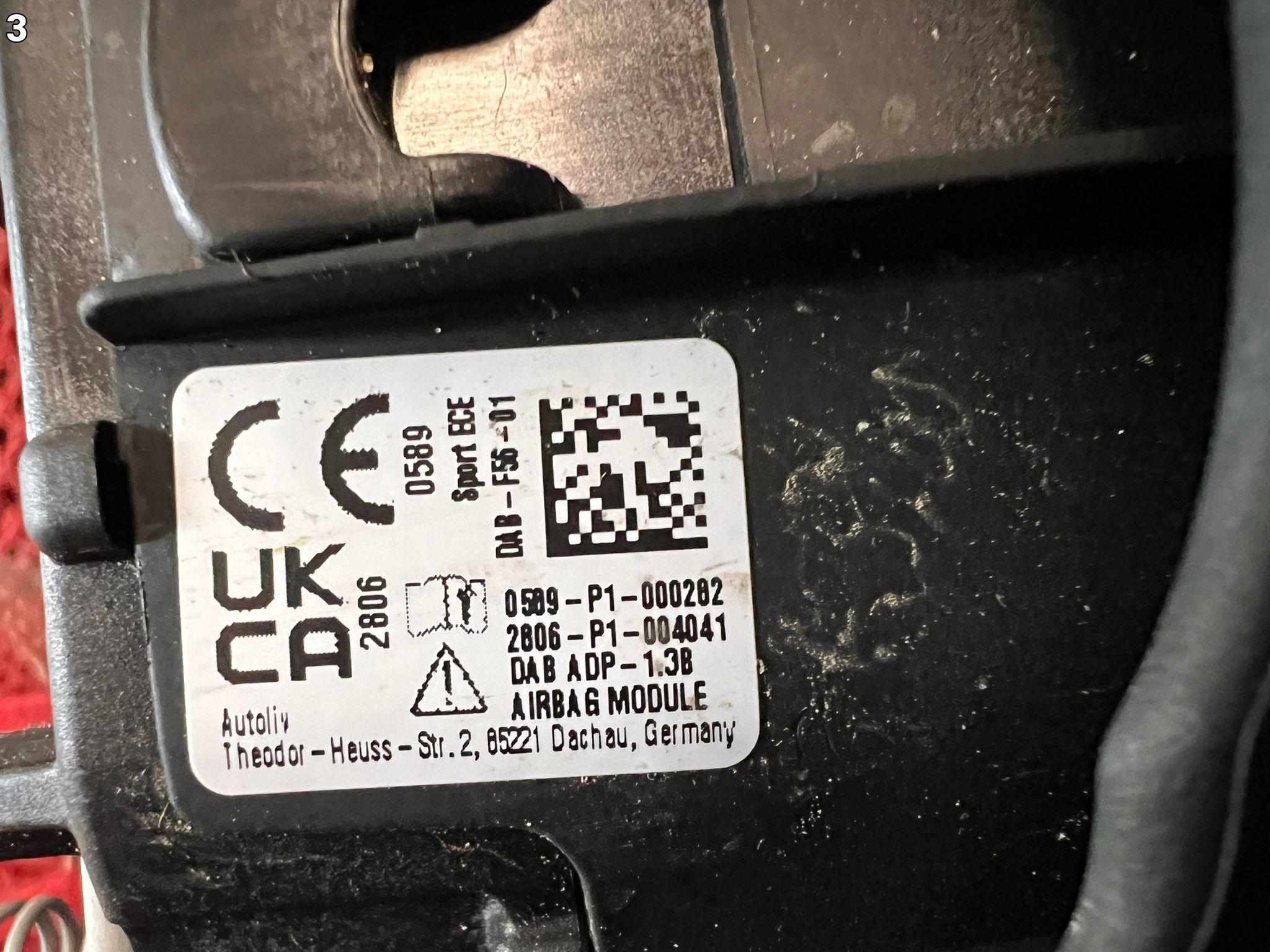 MINI F54 F55 F56 F57 13-24 AIRBAG PODUSZKA PODUCHA POWIETRZNA KIEROWNICA MINI F54 F55 F56 F57 13-24 AIRBAG PODUSZKA PODUCHA POWIETRZNA KIEROWNICA - obrazek 4