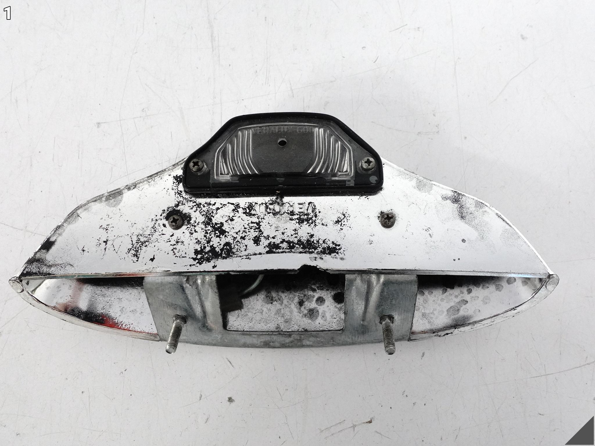 FIAT 500 57-75 LAMPKA OŚWIETLENIE TABLICY REJESTRACYJNEJ TYŁ FIAT 500 57-75 LAMPKA OŚWIETLENIE TABLICY REJESTRACYJNEJ TYŁ - obrazek 2