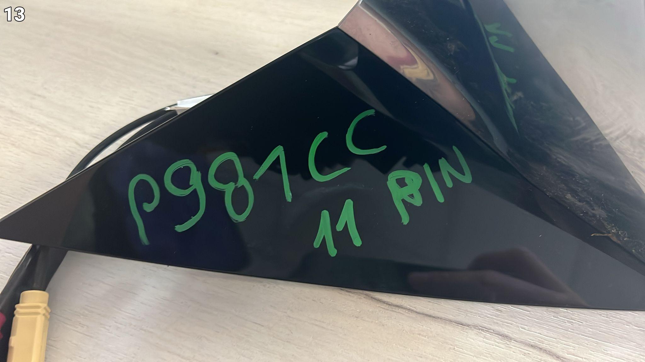 TESLA MODEL 3 16- LUSTERKO LUSTRO LEWE ZEWNĘTRZNE PRZÓD EU 11+1+1 = 13 PIN TESLA MODEL 3 16- LUSTERKO LUSTRO LEWE ZEWNĘTRZNE PRZÓD EU 11+1+1 = 13 PIN - obrazek 14