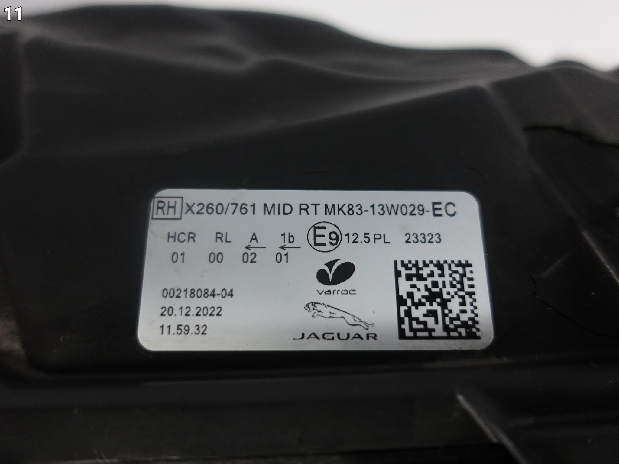 JAGUAR XF II X260 F-PACE X761 LIFT 20- LAMPA MID RT FULL LED PRAWA PRZÓD EU JAGUAR XF II X260 F-PACE X761 LIFT 20- LAMPA MID RT FULL LED PRAWA PRZÓD EU - obrazek 12