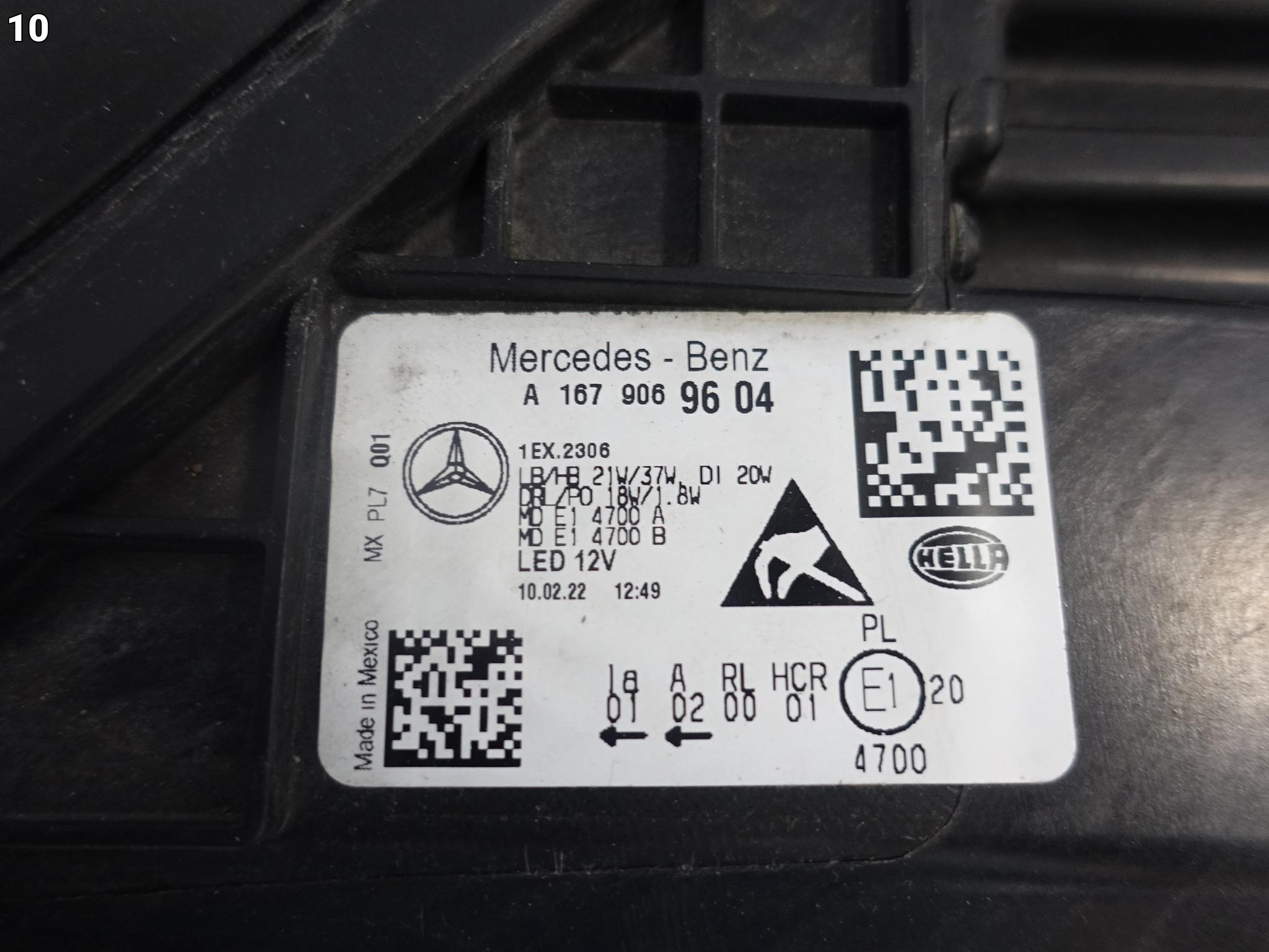 MERCEDES GLE SUV W167 C167 19-23 FULL LED HIGH PERFORMANCE LAMPA PRAWA EU MERCEDES GLE SUV W167 C167 19-23 FULL LED HIGH PERFORMANCE LAMPA PRAWA EU - obrazek 11