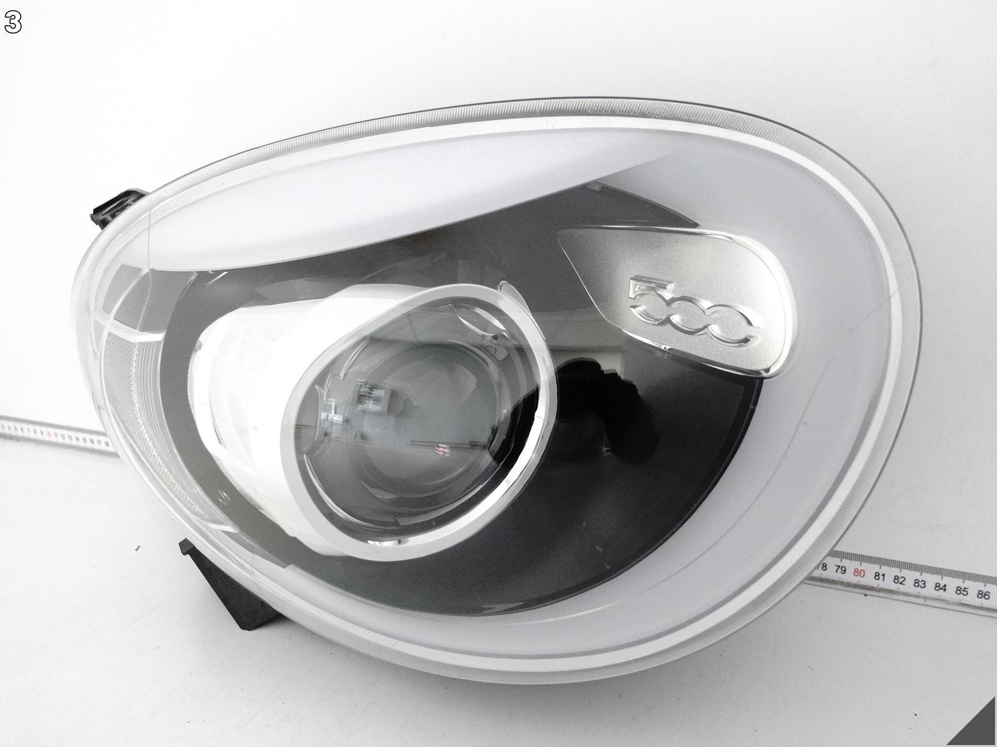FIAT 500X 14-18 LAMPA HEADLIGHT XENON + LED PRAWA PRZÓD EUROPA FIAT 500X 14-18 LAMPA HEADLIGHT XENON + LED PRAWA PRZÓD EUROPA - obrazek 4