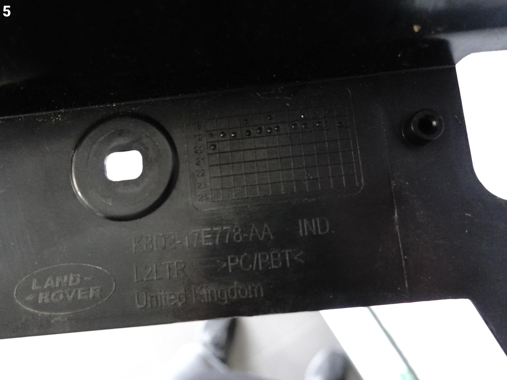 RANGE ROVER EVOQUE II 2 L551 18- ABSORBER WZMOCNIENIE ŚLIZG W ZDERZAK PRZÓD RANGE ROVER EVOQUE II 2 L551 18- ABSORBER WZMOCNIENIE ŚLIZG W ZDERZAK PRZÓD - obrazek 6