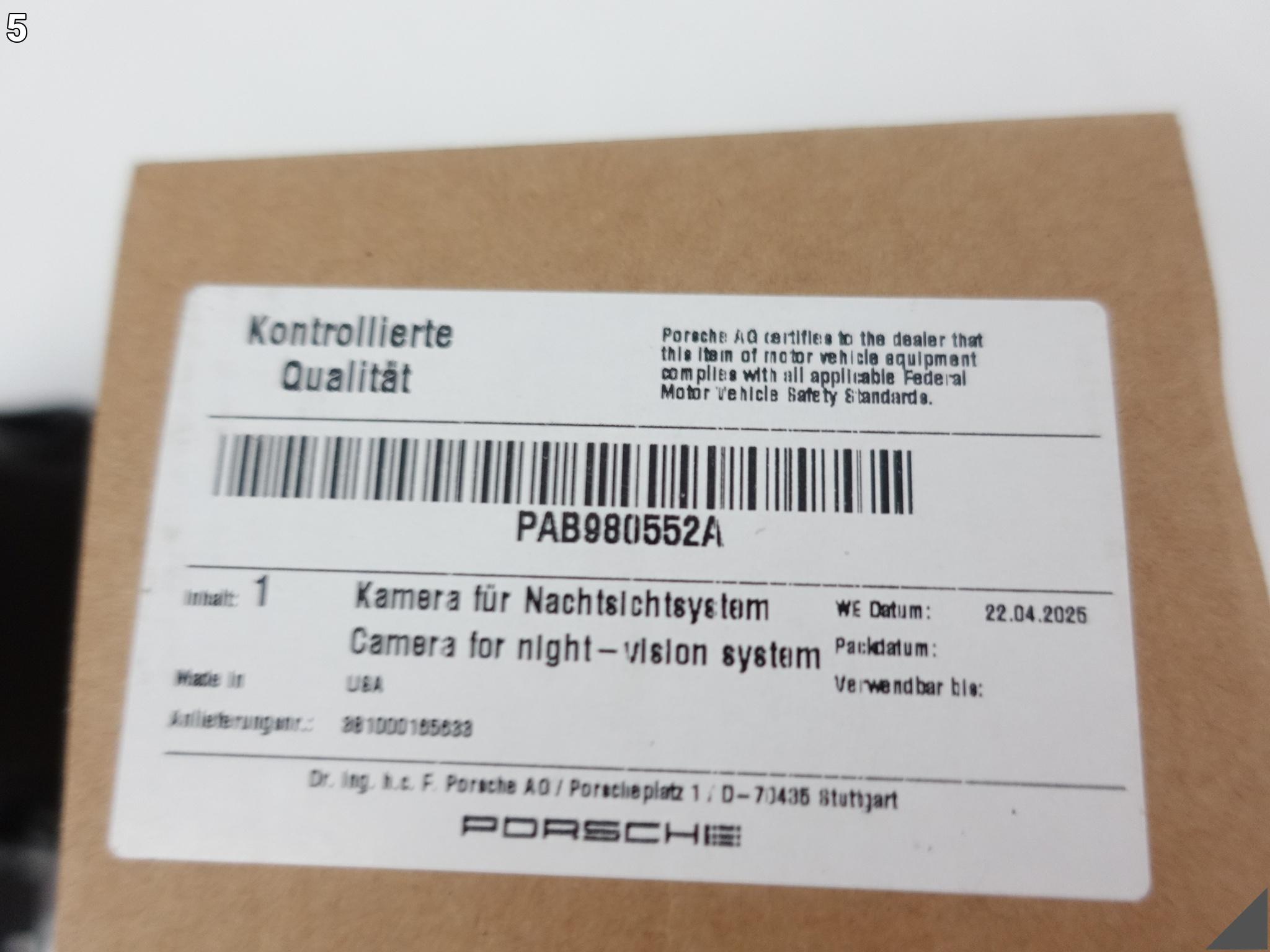 AUDI VW PORSCHE BENTLEY LAMBORGHINI KAMERA SYSTEM NIGHT VISION 4G0980552B AUDI VW PORSCHE BENTLEY LAMBORGHINI KAMERA SYSTEM NIGHT VISION 4G0980552B - obrazek 6