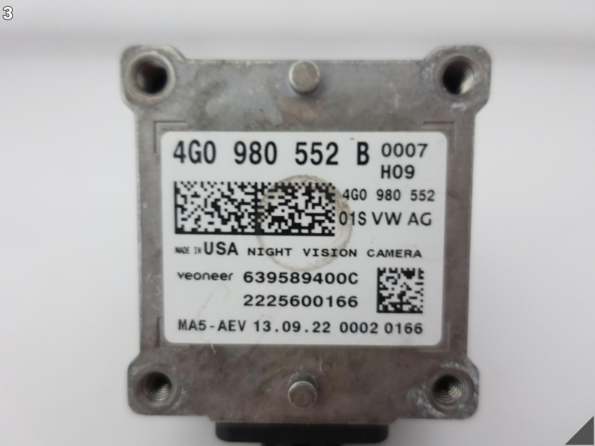 AUDI VW PORSCHE BENTLEY LAMBORGHINI KAMERA SYSTEM NIGHT VISION 4G0980552B AUDI VW PORSCHE BENTLEY LAMBORGHINI KAMERA SYSTEM NIGHT VISION 4G0980552B - obrazek 4