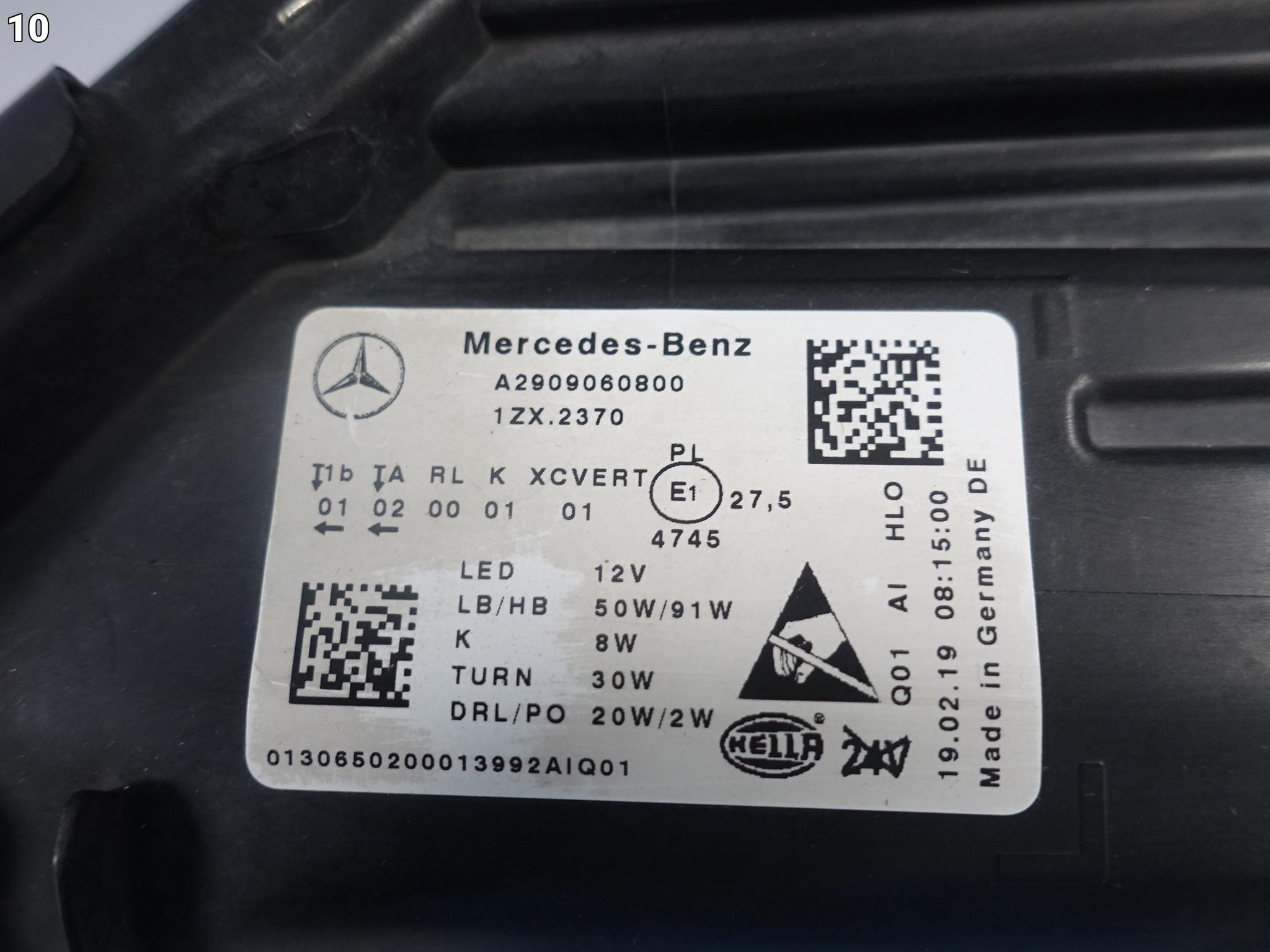 MERCEDES AMG GT X290 4-DOOR 18- FULL LED MULTIBEAM LAMPA PRAWA PRZÓD EUROPA MERCEDES AMG GT X290 4-DOOR 18- FULL LED MULTIBEAM LAMPA PRAWA PRZÓD EUROPA - obrazek 11