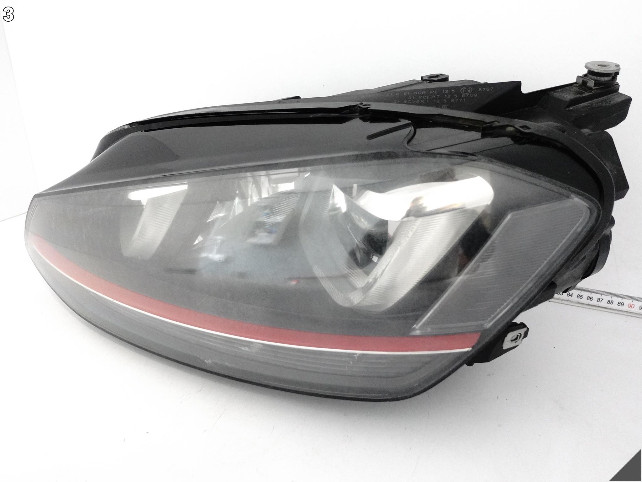 VW GOLF 7 VII GTI 5G1 5G0 12-16 LAMPA XENON + LED LEWA PRZÓD EUROPA VW GOLF 7 VII GTI 5G1 5G0 12-16 LAMPA XENON + LED LEWA PRZÓD EUROPA - obrazek 4