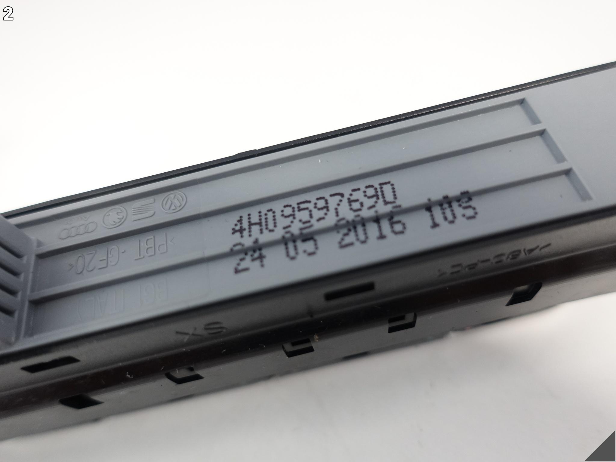 AUDI S8 A8 4H0 D4 09-17 LIFT PRZEŁĄCZNIK PAMIĘCI FOTELA CHROM LEWY AUDI S8 A8 4H0 D4 09-17 LIFT PRZEŁĄCZNIK PAMIĘCI FOTELA CHROM LEWY - obrazek 3