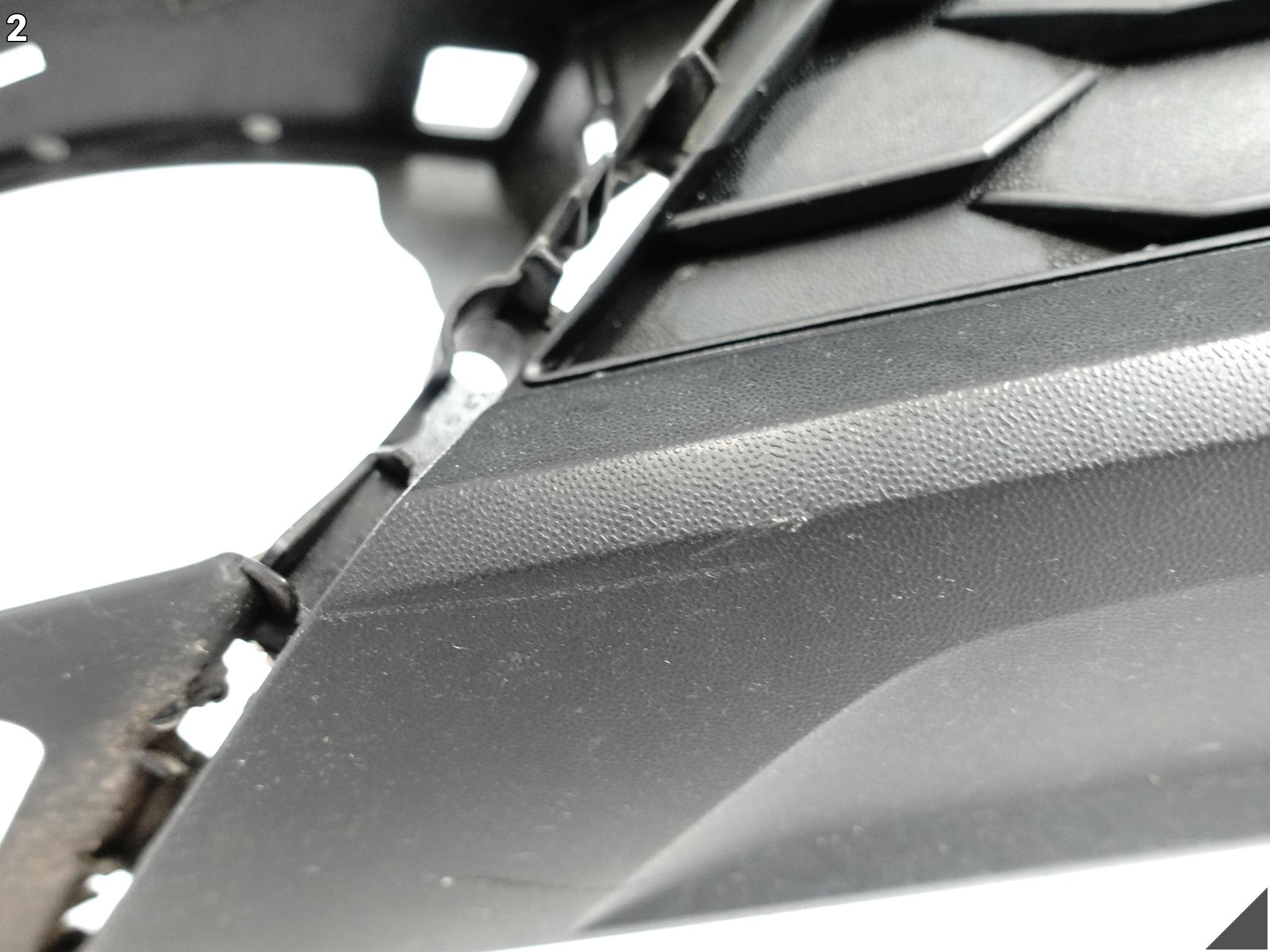 VW TIGUAN II 2 5NA 16-20 SPOILER KRATKA ATRAPA ŚRODKOWA DOLNA ZDERZAK PRZÓD VW TIGUAN II 2 5NA 16-20 SPOILER KRATKA ATRAPA ŚRODKOWA DOLNA ZDERZAK PRZÓD - obrazek 3