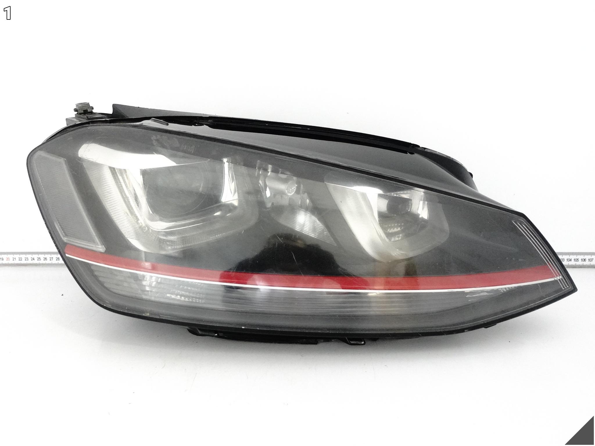 VW GOLF 7 VII GTI 5G1 5G0 12-16 LAMPA XENON + LED PRAWA PRZÓD EUROPA VW GOLF 7 VII GTI 5G1 5G0 12-16 LAMPA XENON + LED PRAWA PRZÓD EUROPA - obrazek 2