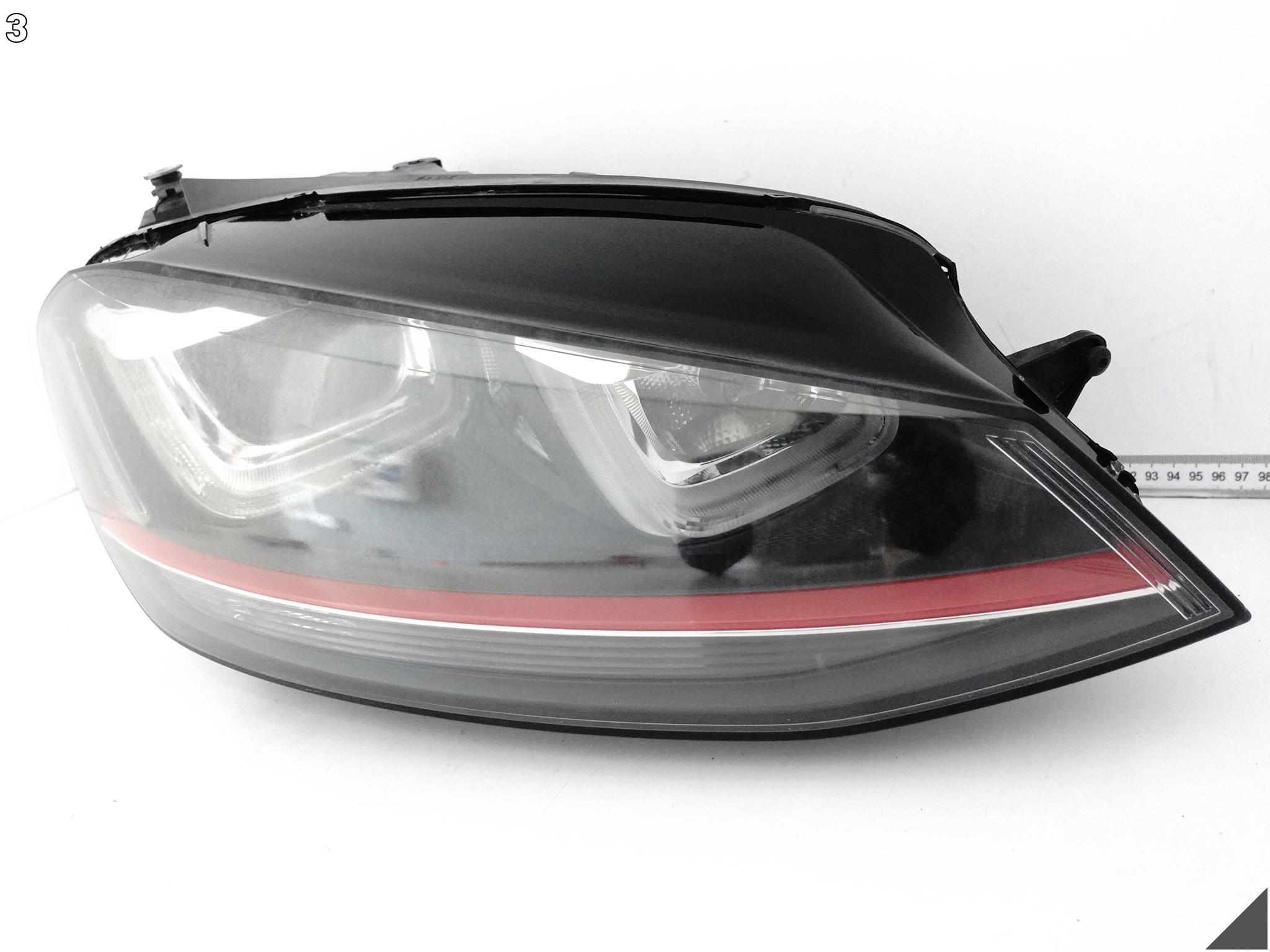 VW GOLF 7 VII GTI 5G1 5G0 12-16 LAMPA XENON + LED PRAWA PRZÓD EUROPA VW GOLF 7 VII GTI 5G1 5G0 12-16 LAMPA XENON + LED PRAWA PRZÓD EUROPA - obrazek 4