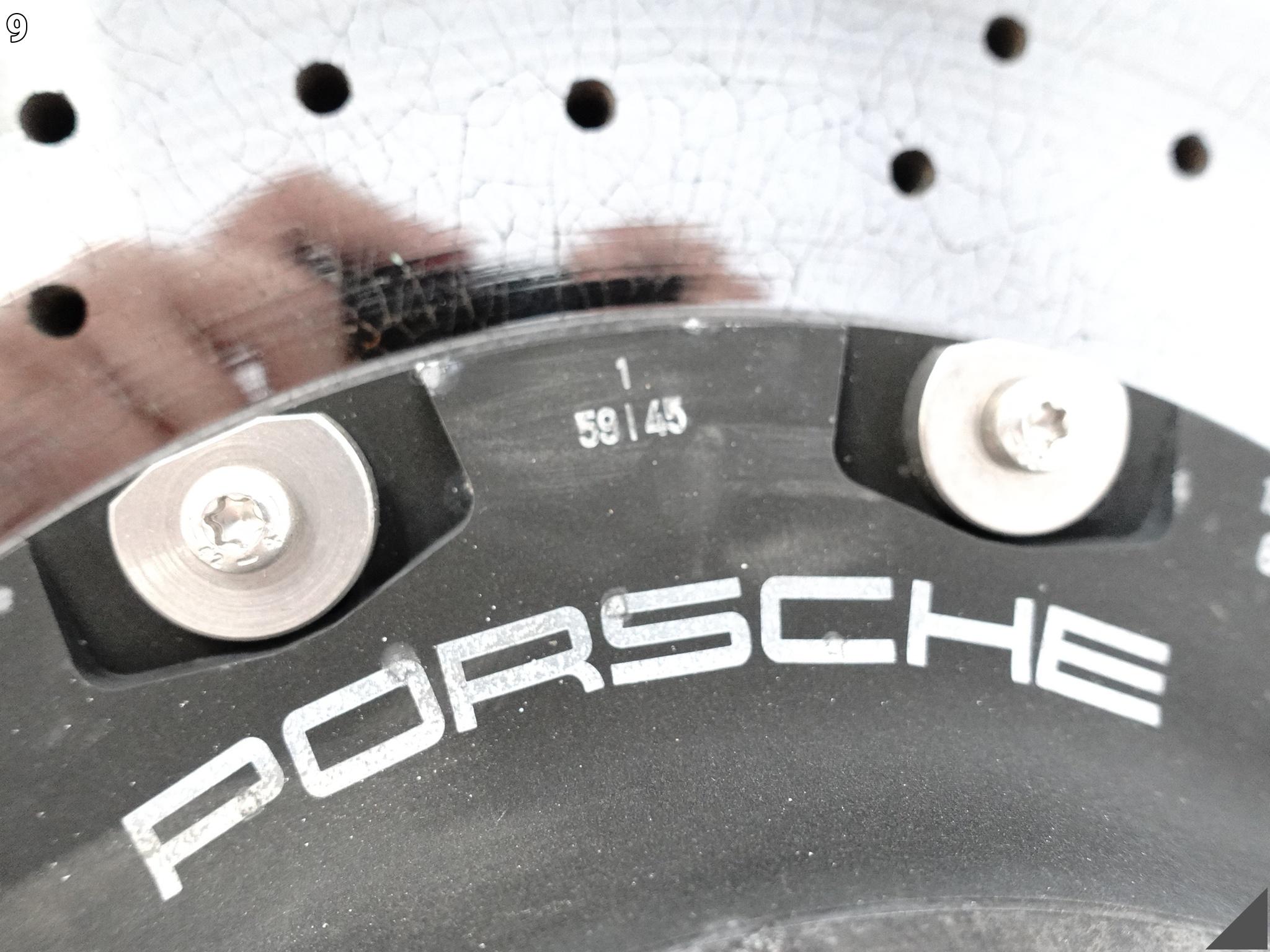 PORSCHE 991 992 TURBO GTS 981 GT4 PCCB TARCZA CERAMICZNA PRAWA TYŁ PORSCHE 991 992 TURBO GTS 981 GT4 PCCB TARCZA CERAMICZNA PRAWA TYŁ - obrazek 10