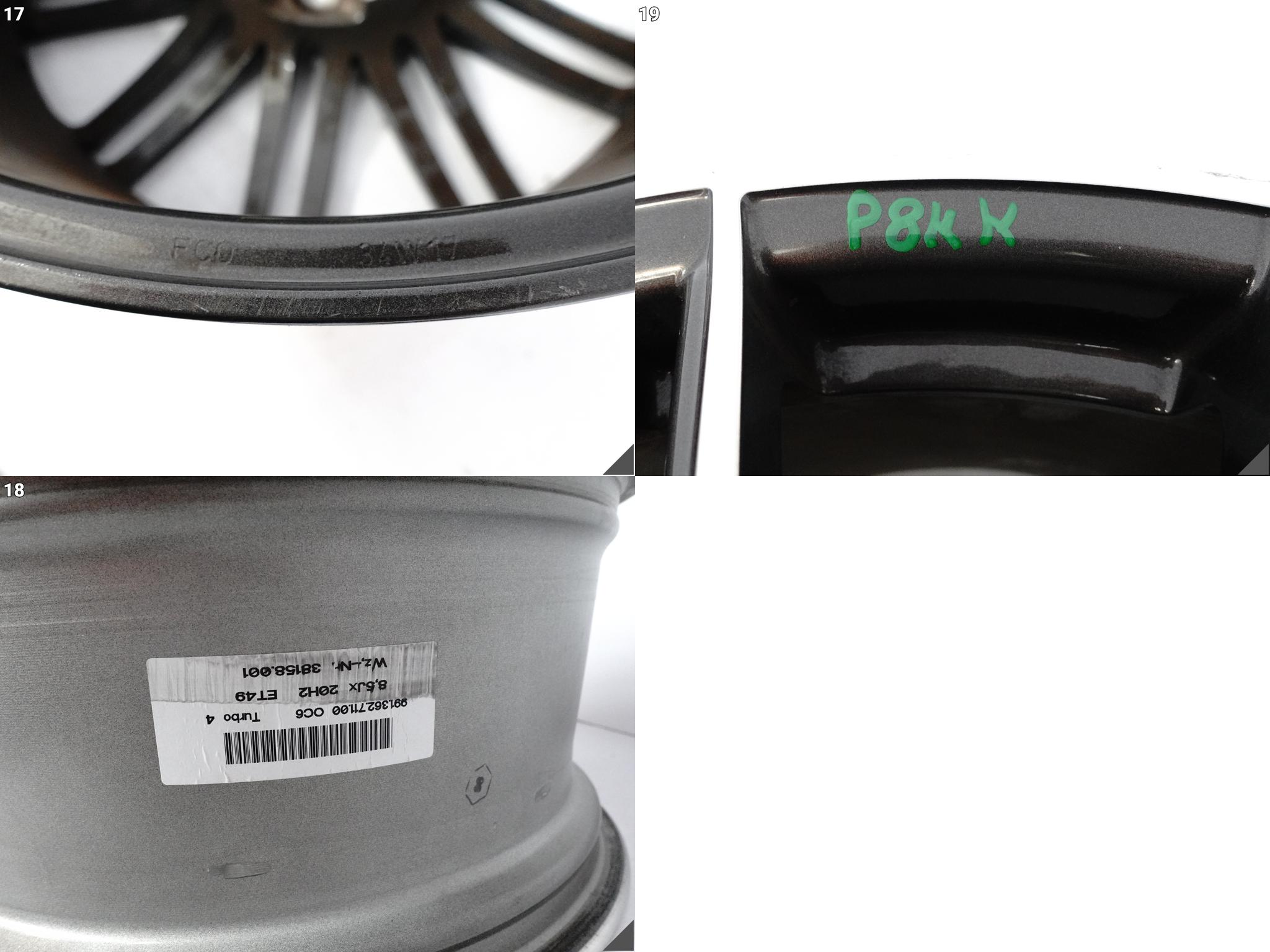 PORSCHE 911 991 TURBO IV 16-19 FELGA ALUFELGA 8,5Jx20H2 ET49 5×130 OC6 PORSCHE 911 991 TURBO IV 16-19 FELGA ALUFELGA 8,5Jx20H2 ET49 5x130 OC6 - obrazek 15