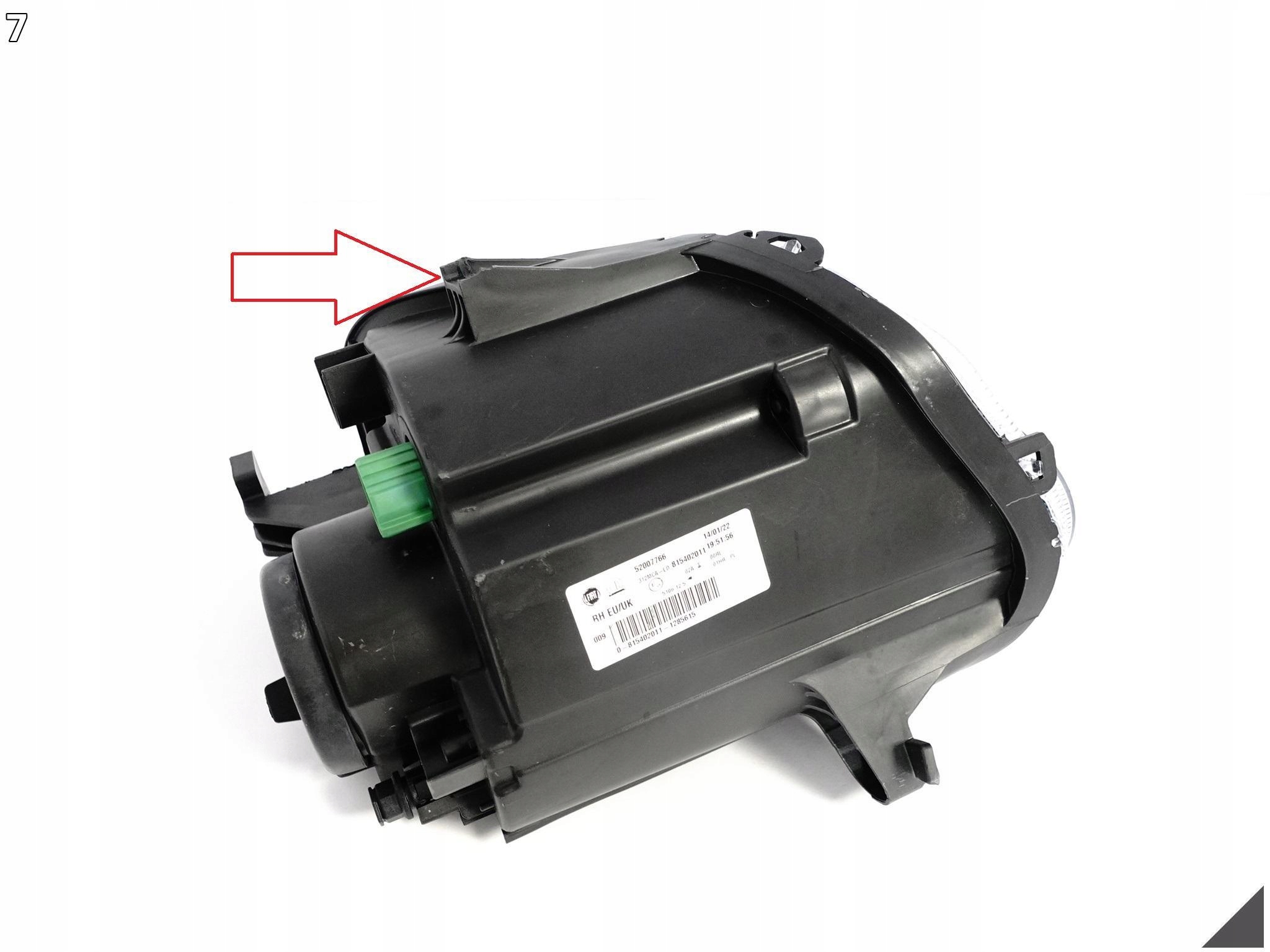 FIAT 500 LIFT 15- HALOGEN LAMPA LED PRAWY FIAT 500 LIFT 15- HALOGEN LAMPA LED PRAWY - obrazek 9