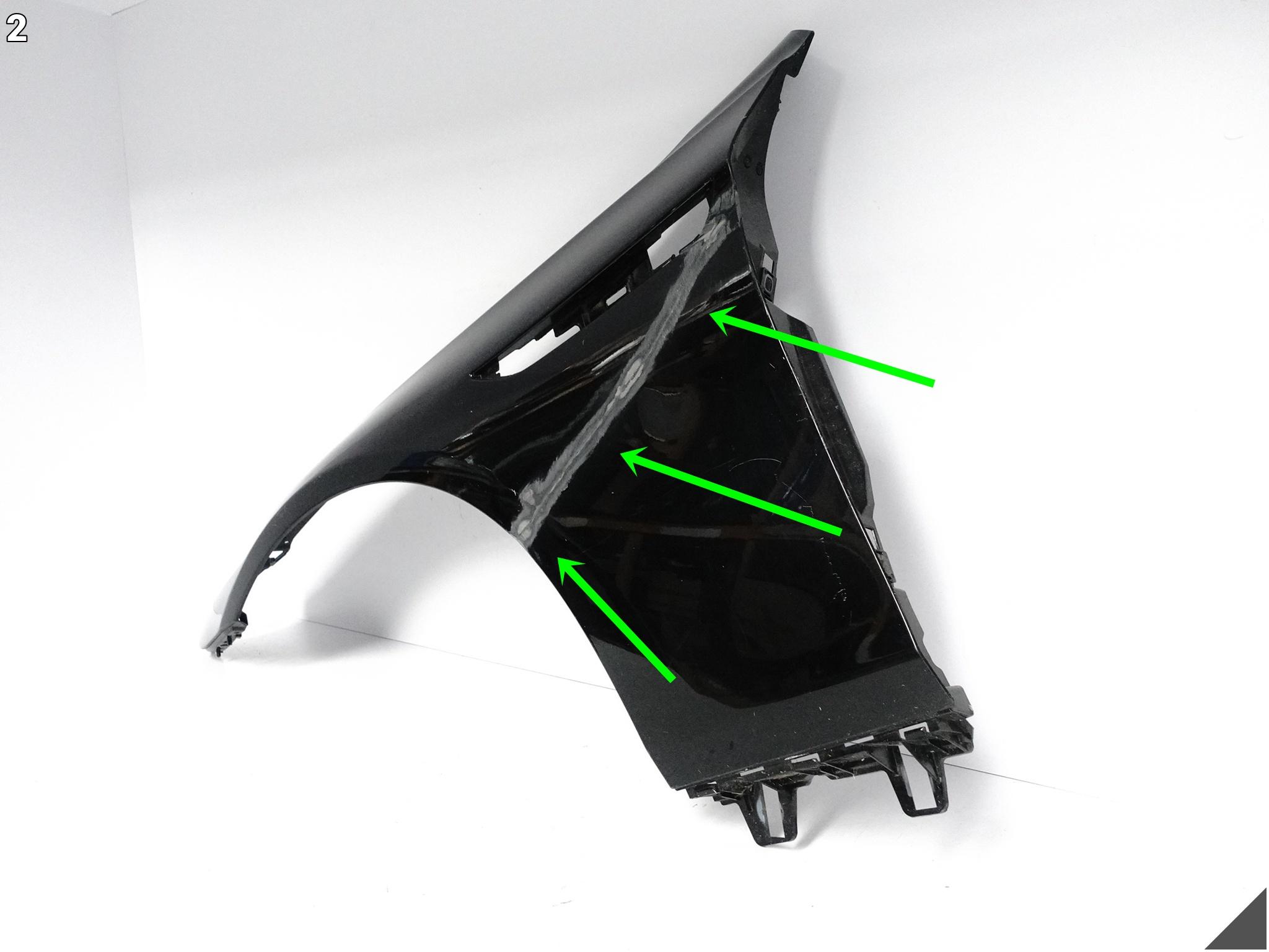 BMW 6 F12 F13 F06 (PRZED / PO LIFTINGU) 10-18 BŁOTNIK LEWY PRZÓD + ŚLIZG BMW 6 F12 F13 F06 (PRZED / PO LIFTINGU) 10-18 BŁOTNIK LEWY PRZÓD + ŚLIZG - obrazek 3