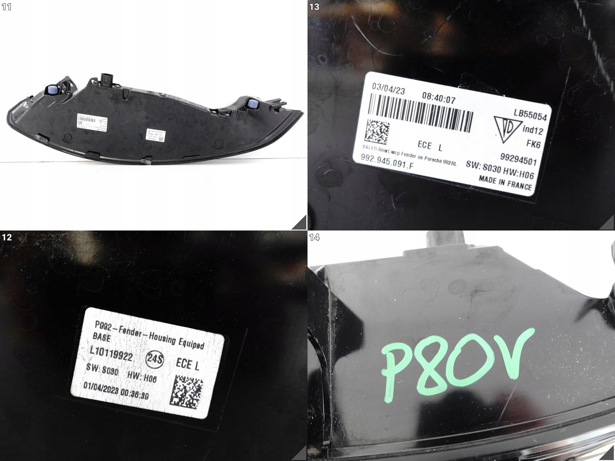 PORSCHE 911 992 19- LAMPA LED W BŁOTNIK LEWA TYŁ EUROPA BASE 992945091F PORSCHE 911 992 19- LAMPA LED W BŁOTNIK LEWA TYŁ EUROPA BASE 992945091F - obrazek 11