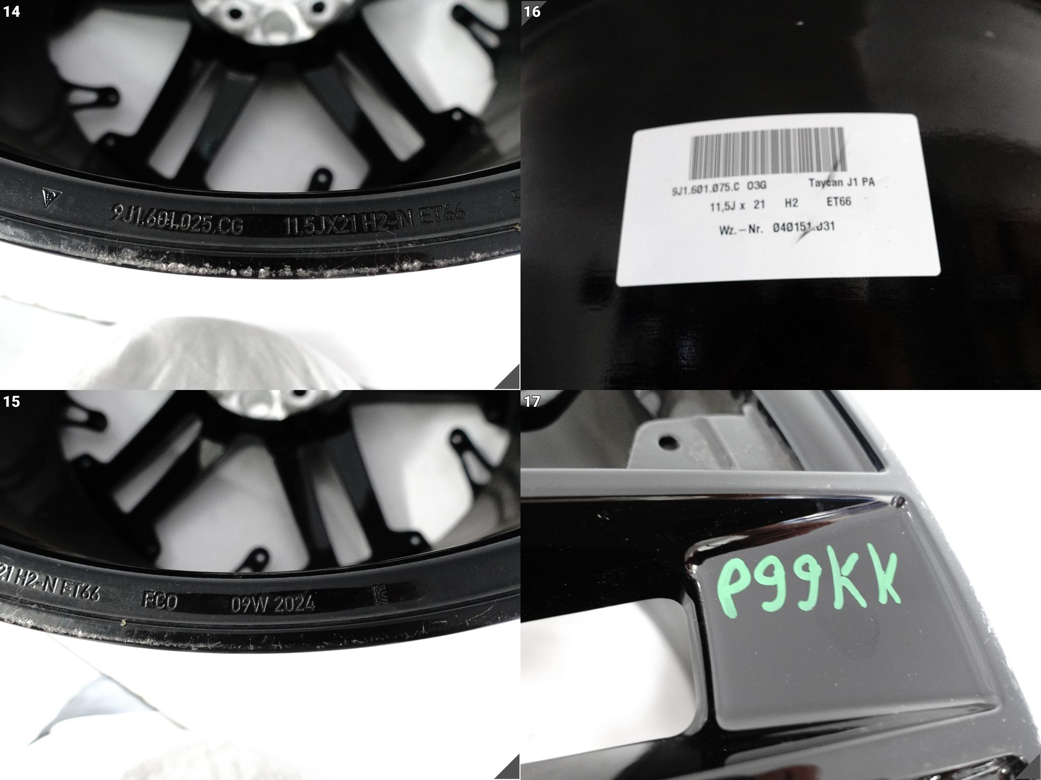 PORSCHE TAYCAN 9J1 EXCLUSIVE DESIGN FELGA TYŁ 11,5Jx21 ET66 5×130 O3G PORSCHE TAYCAN 9J1 EXCLUSIVE DESIGN FELGA TYŁ 11,5Jx21 ET66 5x130 O3G - obrazek 15