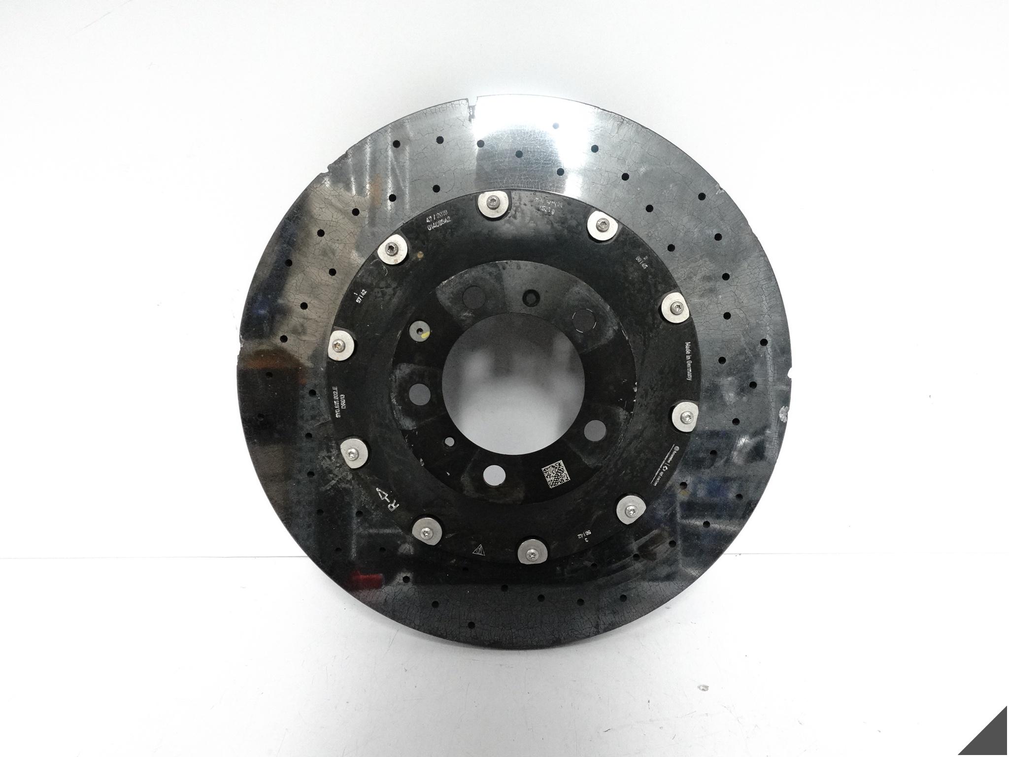 PORSCHE CAYENNE 9Y0 9Y3 PANAMERA 971 TAYCAN TARCZA CERAMICZNA PRAWA TYŁ PORSCHE CAYENNE 9Y0 9Y3 PANAMERA 971 TAYCAN TARCZA CERAMICZNA PRAWA TYŁ
