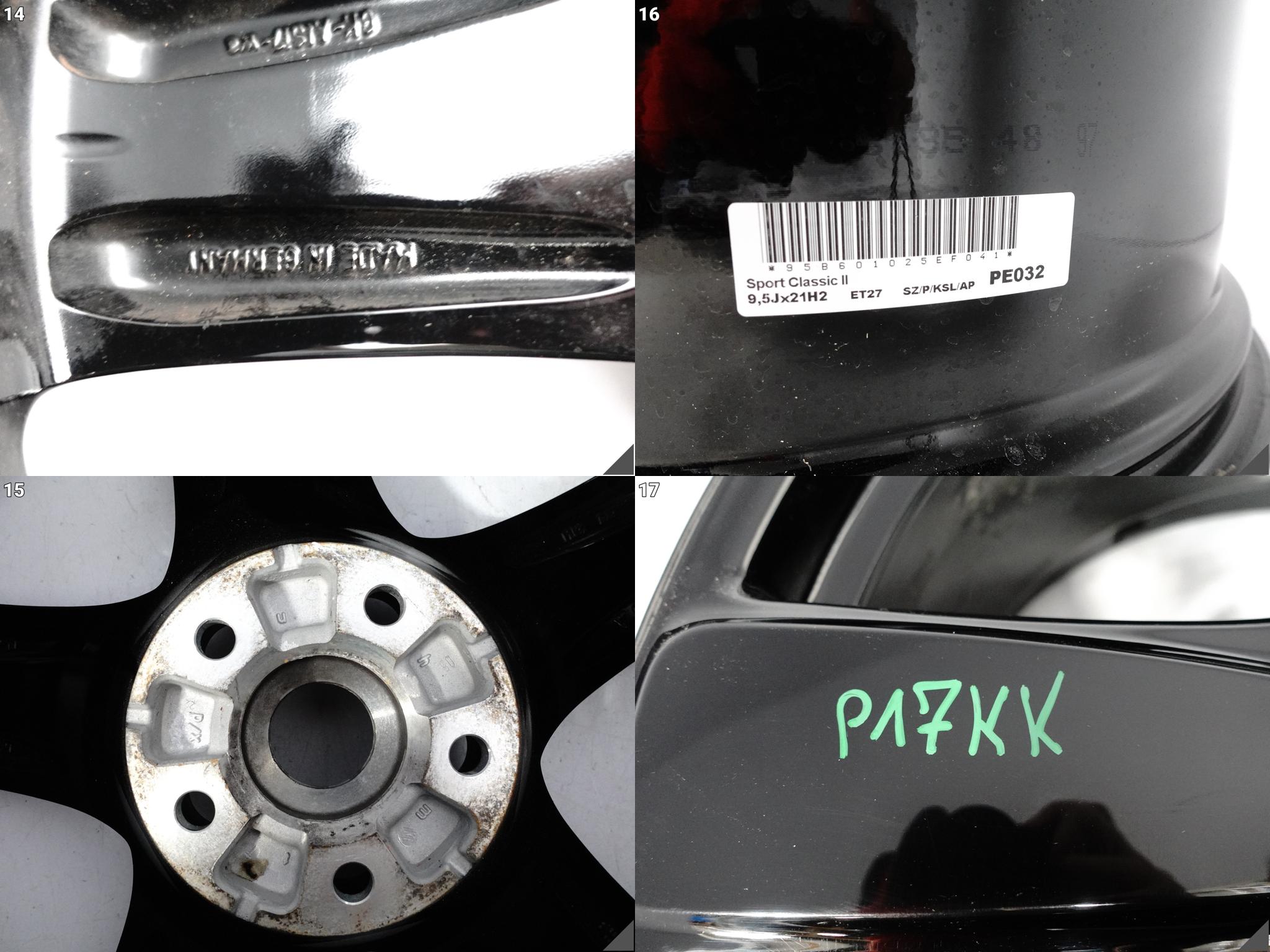 PORSCHE MACAN 95B SPORT CLASSIC II FELGA ALUFELGA 9,5Jx21 ET27 5×112 041 PORSCHE MACAN 95B SPORT CLASSIC II FELGA ALUFELGA 9,5Jx21 ET27 5x112 041 - obrazek 15