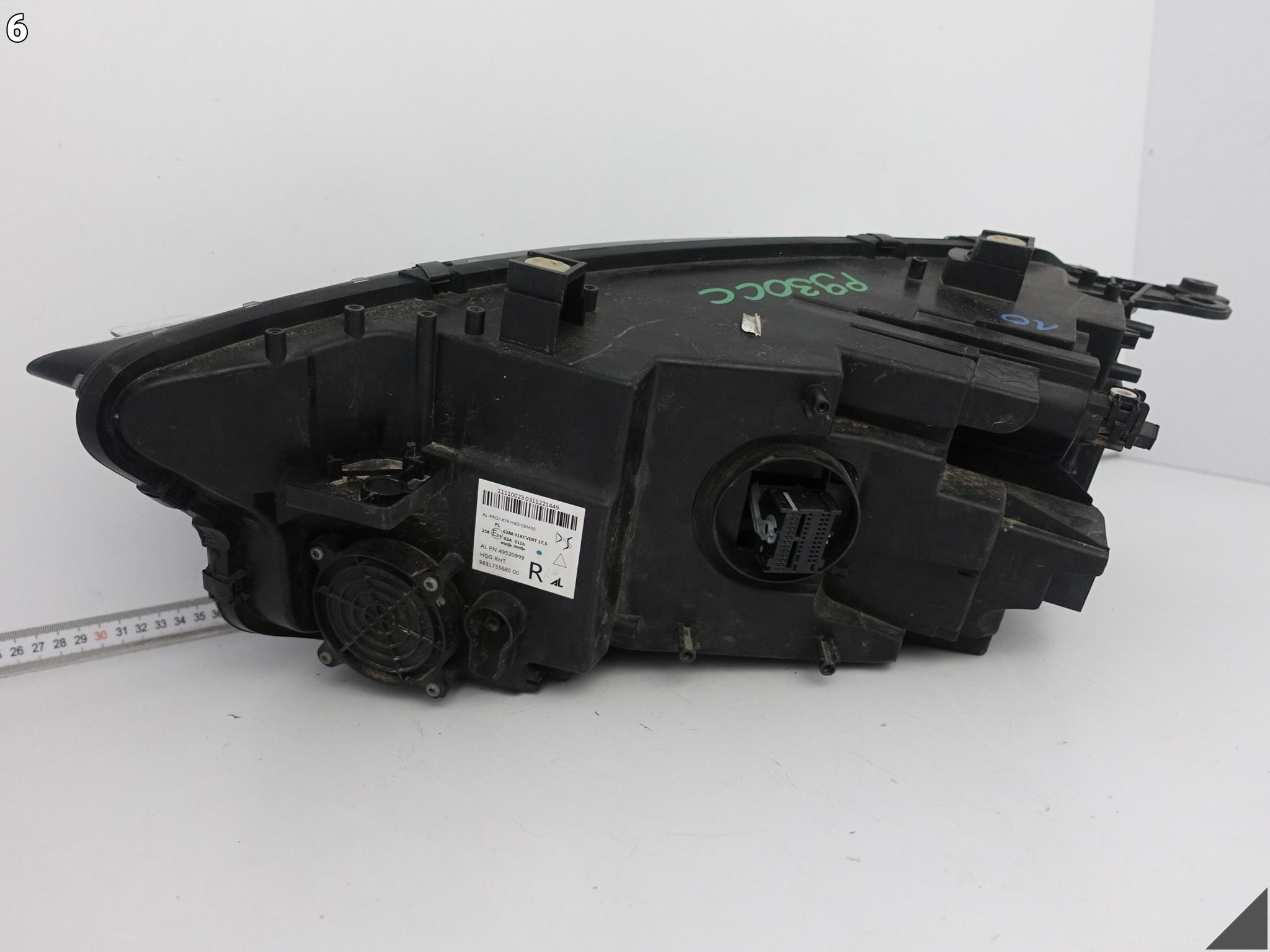 CITROEN DS 7 DS7 CROSSBACK 17-22 LAMPA FULL LED VISION PRAWA PRZÓD EUROPA CITROEN DS 7 DS7 CROSSBACK 17-22 LAMPA FULL LED VISION PRAWA PRZÓD EUROPA - obrazek 7