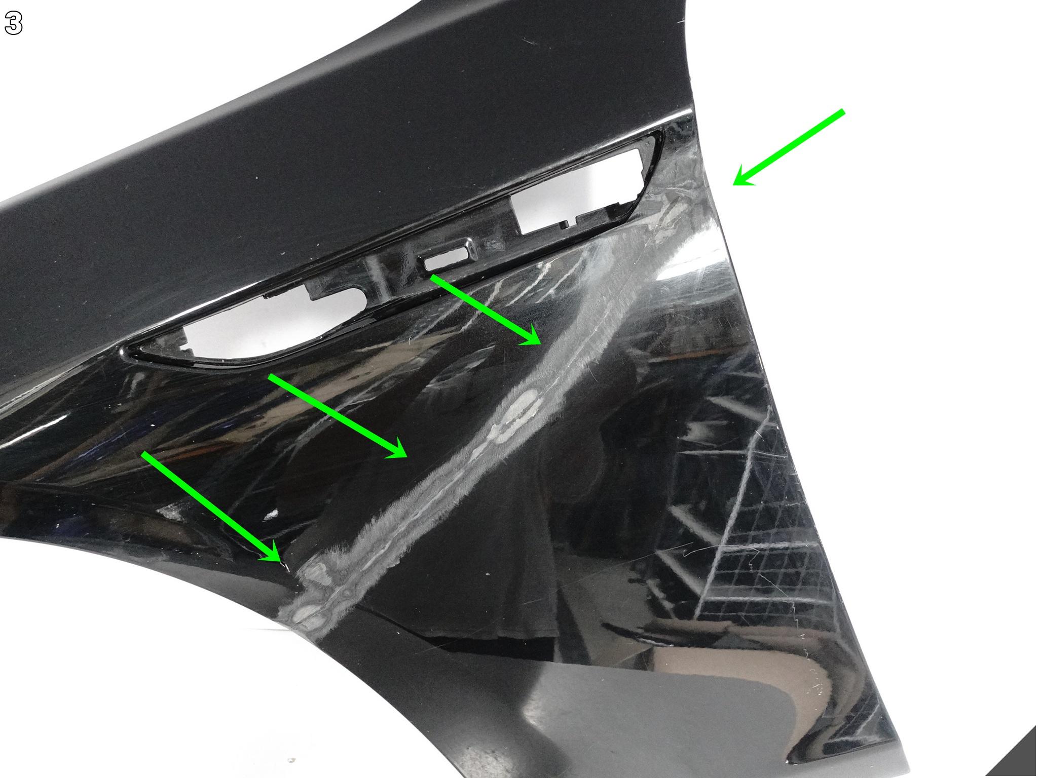 BMW 6 F12 F13 F06 (PRZED / PO LIFTINGU) 10-18 BŁOTNIK LEWY PRZÓD + ŚLIZG BMW 6 F12 F13 F06 (PRZED / PO LIFTINGU) 10-18 BŁOTNIK LEWY PRZÓD + ŚLIZG - obrazek 4