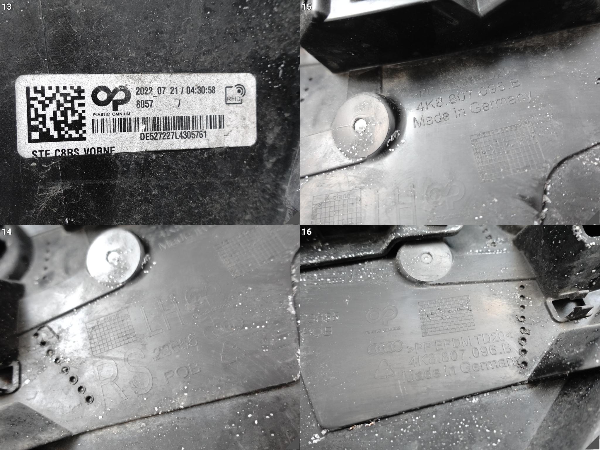 AUDI RS7 4K8 RS6 4K0 C8 20- ZDERZAK BUMPER PRZÓD (SPRYSKI/4xPDC) 4K8807437J AUDI RS7 4K8 RS6 4K0 C8 20- ZDERZAK BUMPER PRZÓD (SPRYSKI/4xPDC) 4K8807437J - obrazek 14