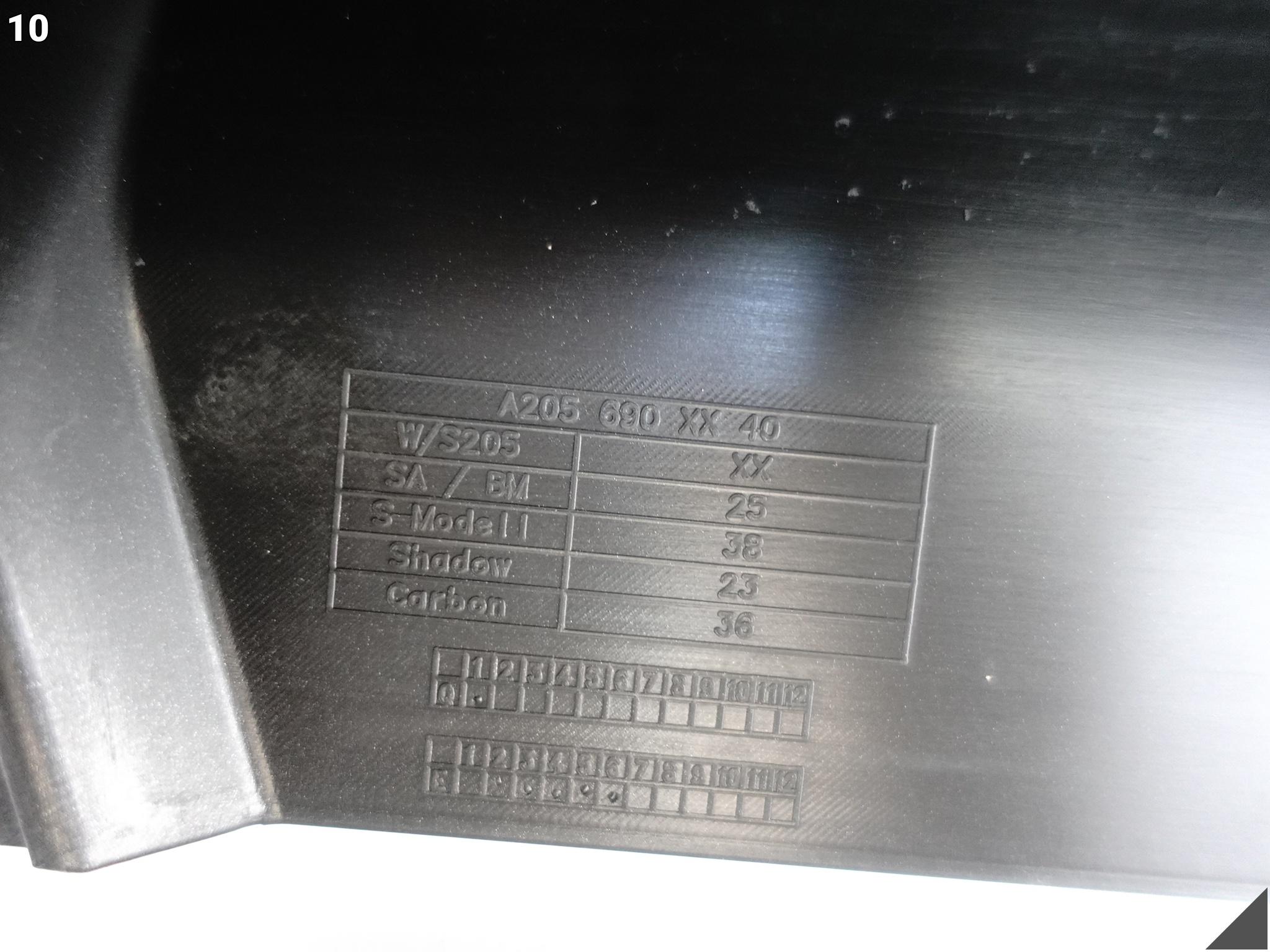 MERCEDES C-KLASA W205 S205 AMG LIFT 14-21 LISTWA PROGOWA PRÓG NAKŁADKA LEWY MERCEDES C-KLASA W205 S205 AMG LIFT 14-21 LISTWA PROGOWA PRÓG NAKŁADKA LEWY - obrazek 11
