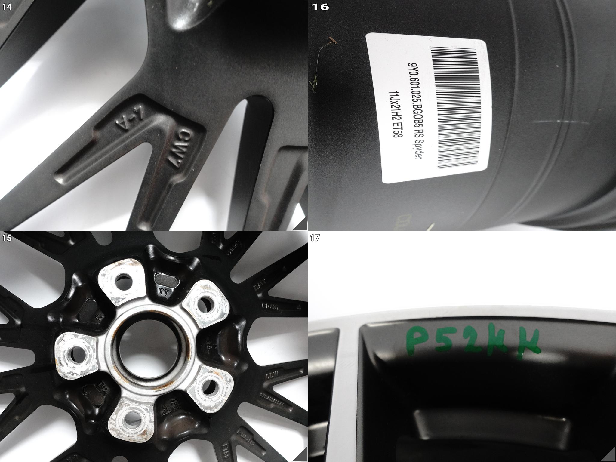 PORSCHE CAYENNE 9Y0 E3 RS SPYDER FELGA ALUFELGA 11Jx21 ET58 5×130 OB5 PORSCHE CAYENNE 9Y0 E3 RS SPYDER FELGA ALUFELGA 11Jx21 ET58 5x130 OB5 - obrazek 15