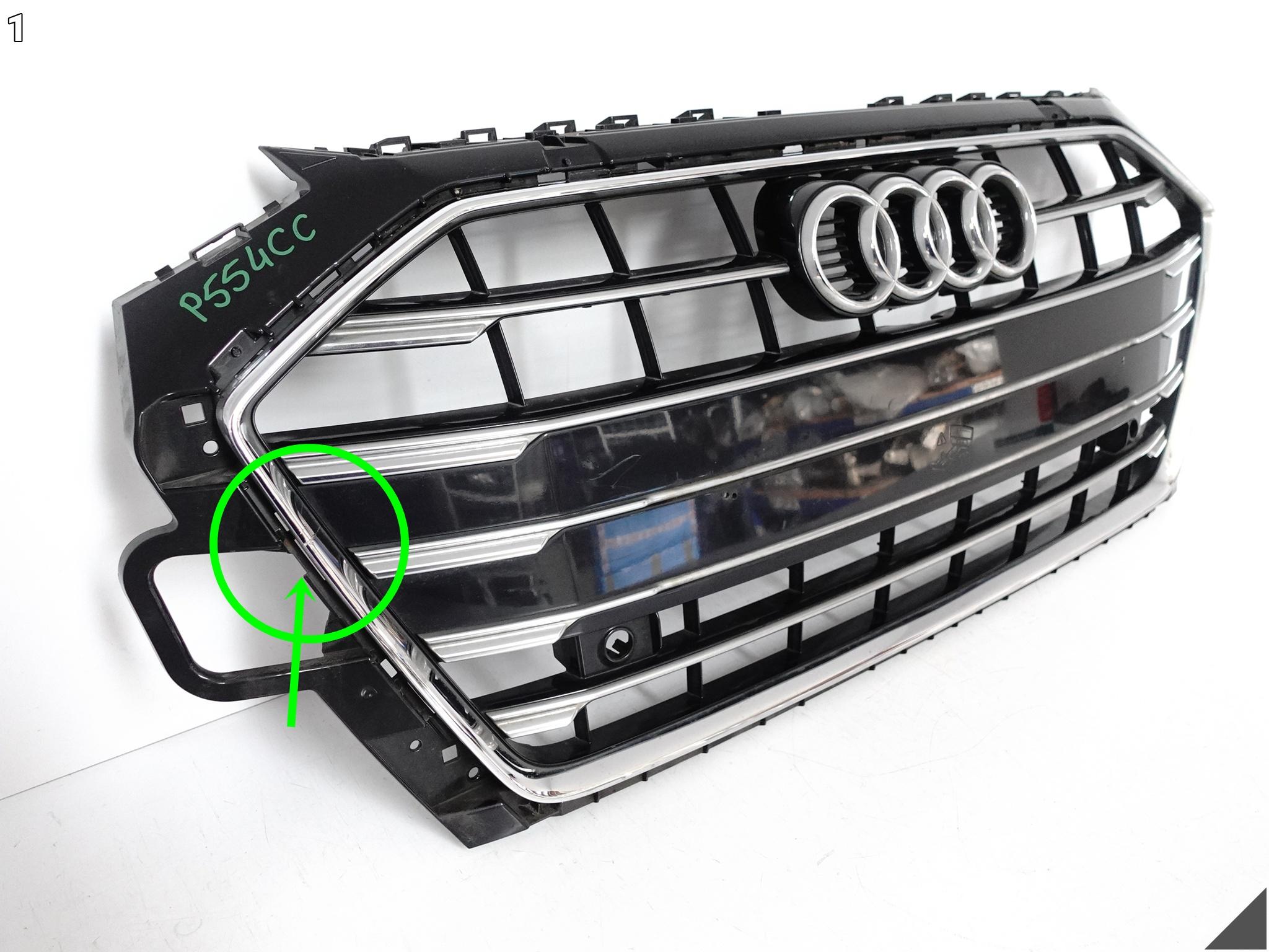 AUDI A4 B9 8W0 LIFT 19-24 ZWYKŁY / BASIS GRILL ATRAPA W ZDERZAK PRZÓD PDC AUDI A4 B9 8W0 LIFT 19-24 ZWYKŁY / BASIS GRILL ATRAPA W ZDERZAK PRZÓD PDC - obrazek 2