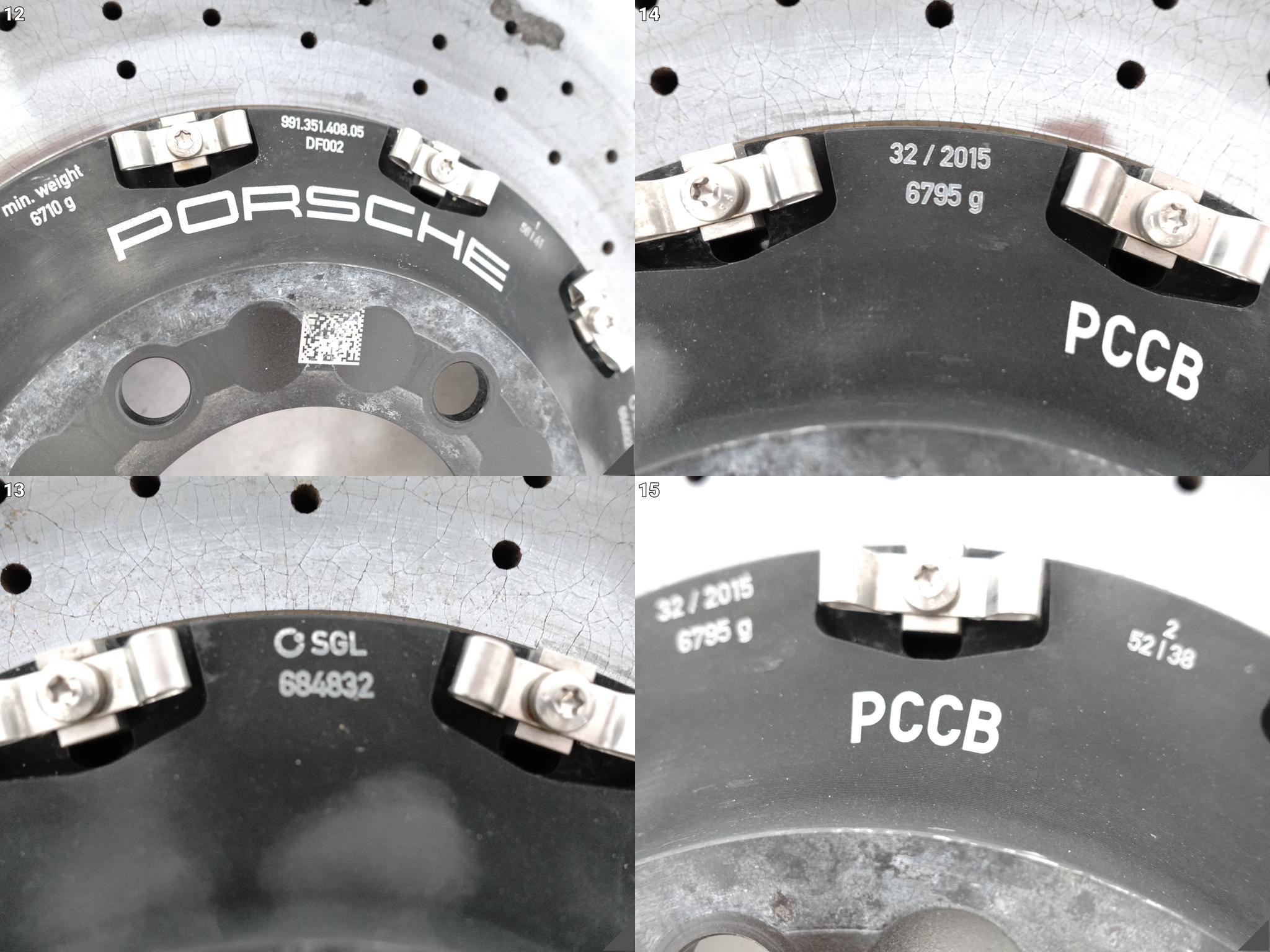 PORSCHE 991 992 TURBO C2 C2S C4 C4S PCCB TARCZA CERAMICZNA PRAWA PRZÓD PORSCHE 991 992 TURBO C2 C2S C4 C4S PCCB TARCZA CERAMICZNA PRAWA PRZÓD - obrazek 13