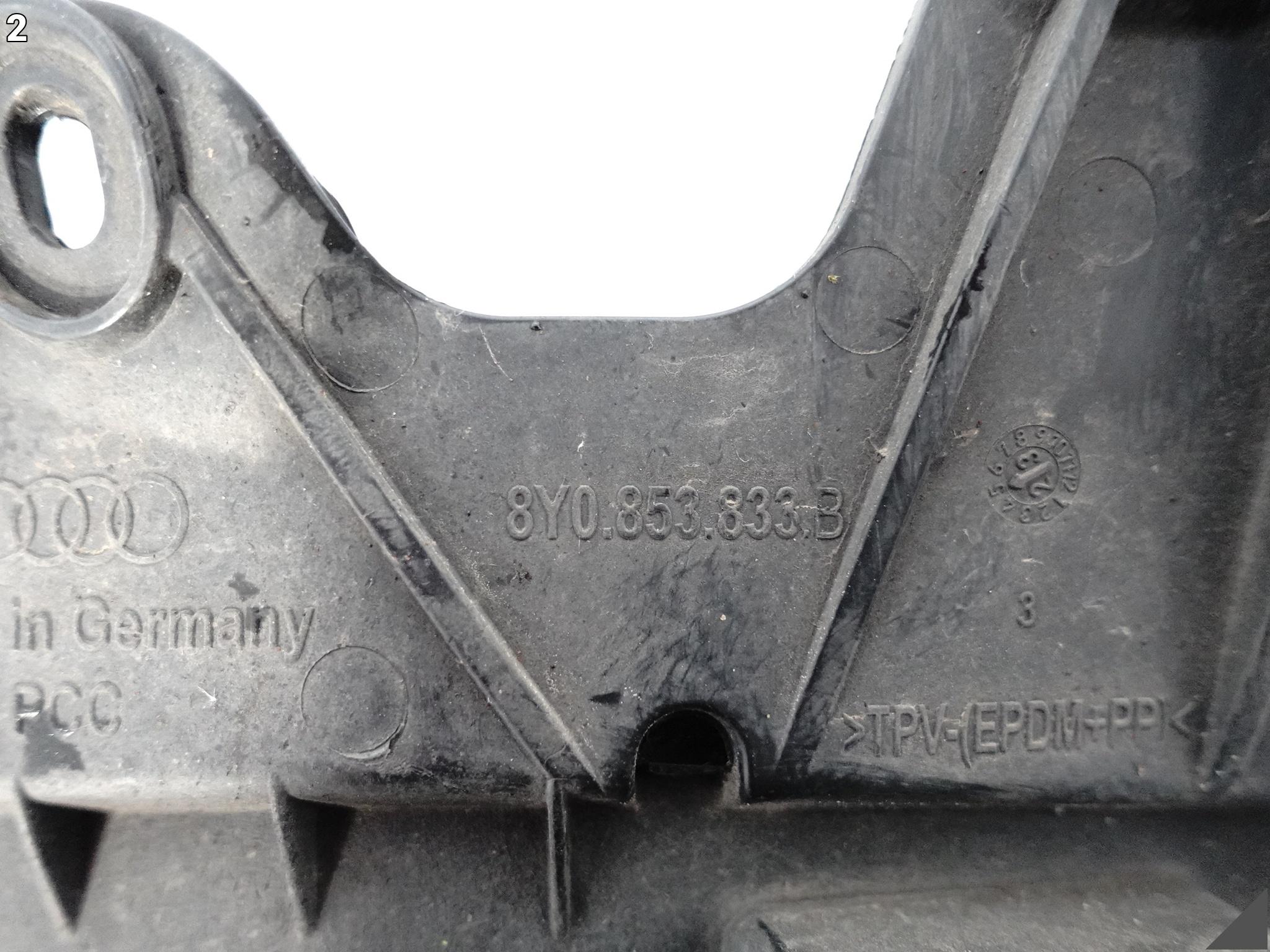 AUDI A3 S3 RS3 8Y0 20- CHLAPACZ OSŁONA PRZECIWBŁOTNA LEWY TYŁ 8Y0853833B AUDI A3 S3 RS3 8Y0 20- CHLAPACZ OSŁONA PRZECIWBŁOTNA LEWY TYŁ 8Y0853833B - obrazek 3