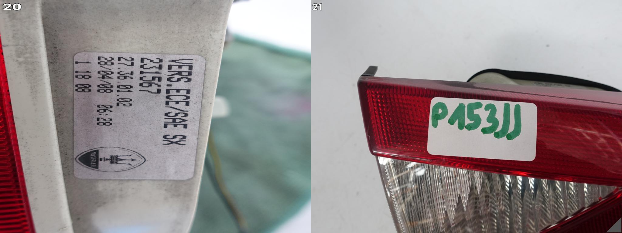 MASERATI GRANTURISMO M145 07-19 LAMPA W KLAPĘ BAGAŻNIKA LEWA TYŁ 231567 MASERATI GRANTURISMO M145 07-19 LAMPA W KLAPĘ BAGAŻNIKA LEWA TYŁ 231567 - obrazek 15