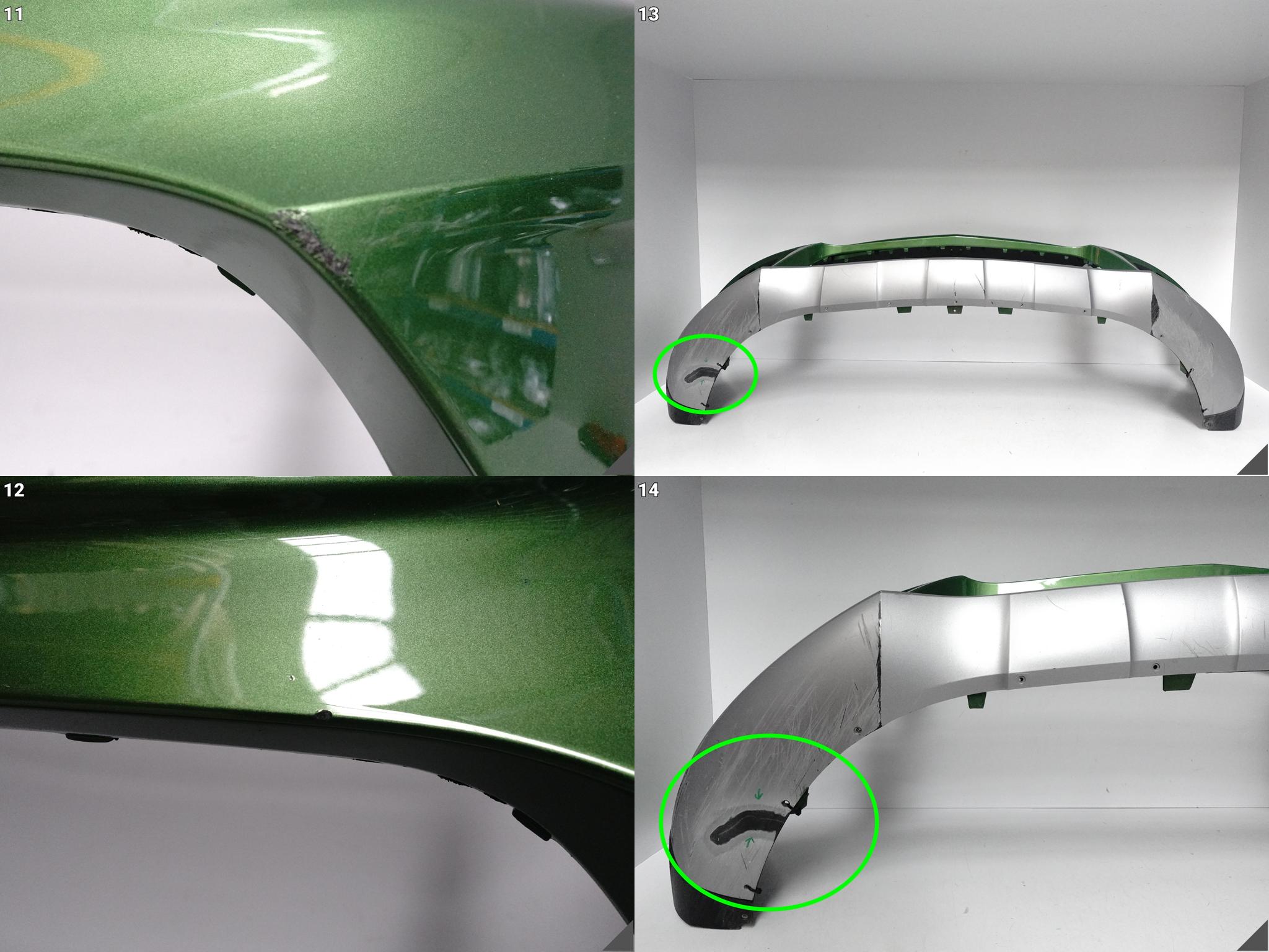 MERCEDES GLA AMG GLA45 4.5 X156 W156 13-17 ZDERZAK BUMPER + SPOILER PRZÓD MERCEDES GLA AMG GLA45 4.5 X156 W156 13-17 ZDERZAK BUMPER + SPOILER PRZÓD - obrazek 9