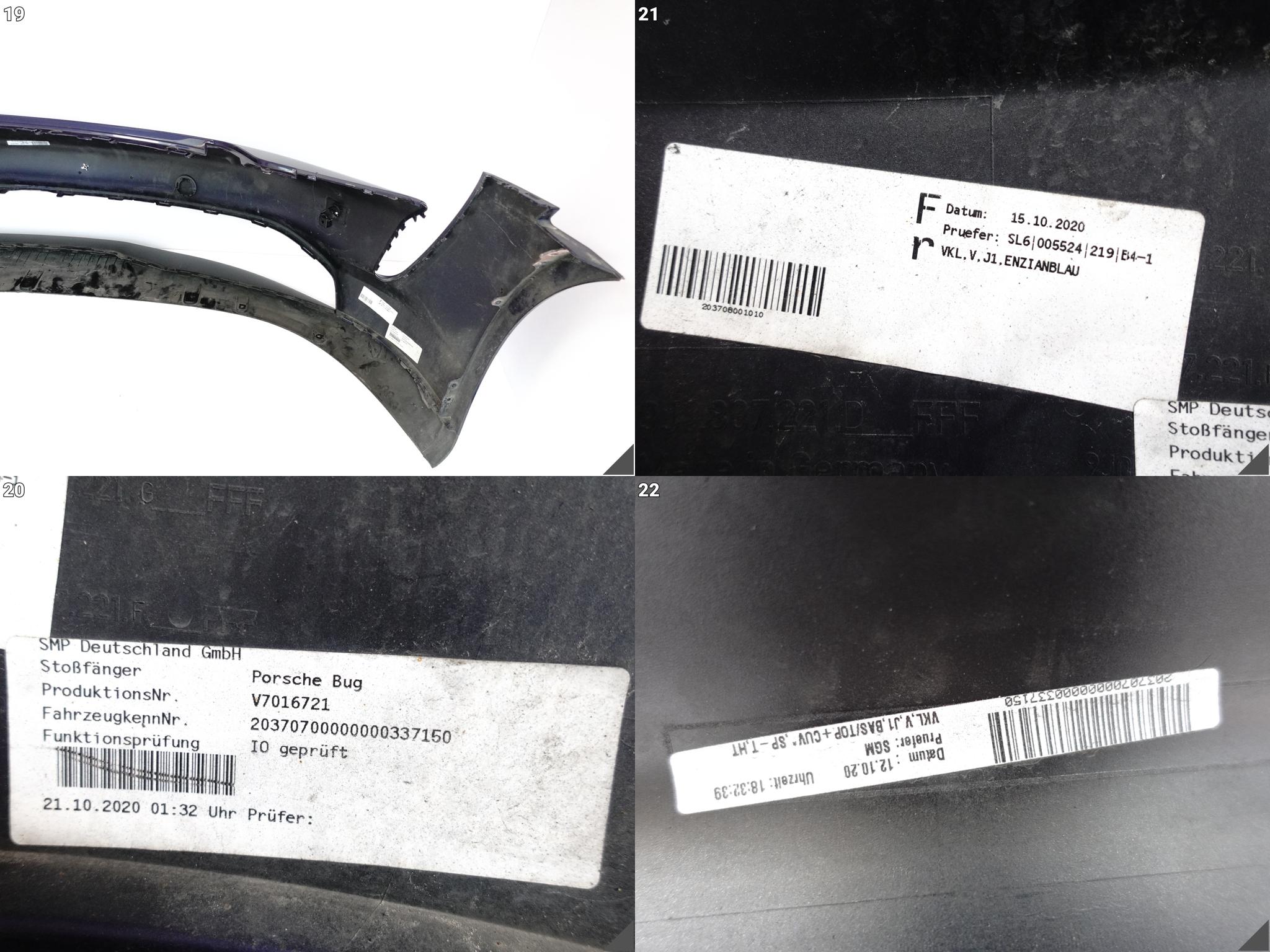 PORSCHE TAYCAN 9J1 19-24 ZDERZAK BUMPER + SPOILER DOKŁADKA PRZÓD PORSCHE TAYCAN 9J1 19-24 ZDERZAK BUMPER + SPOILER DOKŁADKA PRZÓD - obrazek 14
