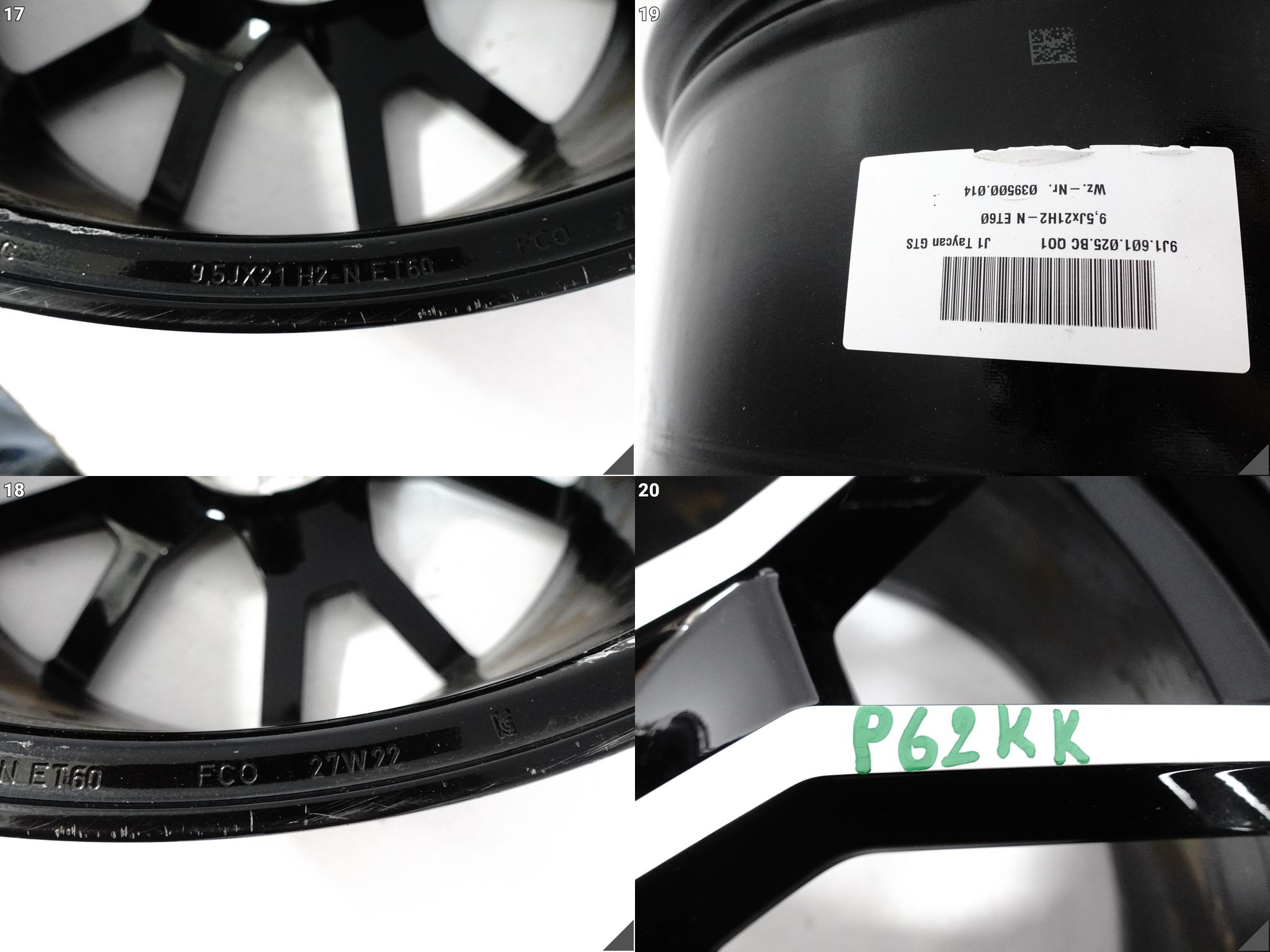 PORSCHE TAYCAN 9J1 GTS RS SPYDER DESIGN FELGA 9,5Jx21 ET60 5×130 QO1 PORSCHE TAYCAN 9J1 GTS RS SPYDER DESIGN FELGA 9,5Jx21 ET60 5x130 QO1 - obrazek 15