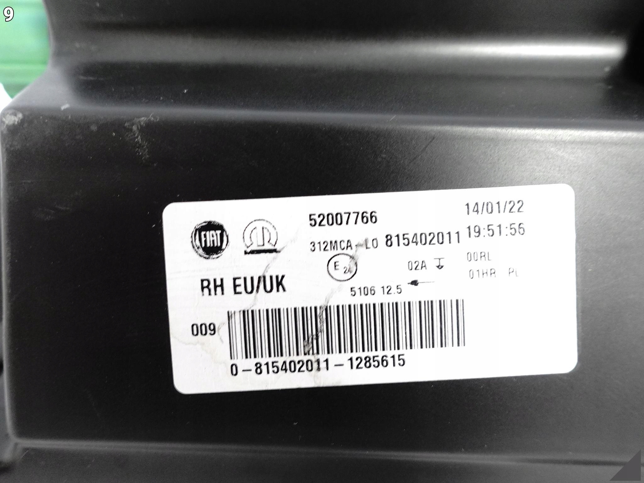 FIAT 500 LIFT 15- HALOGEN LAMPA LED PRAWY FIAT 500 LIFT 15- HALOGEN LAMPA LED PRAWY - obrazek 11