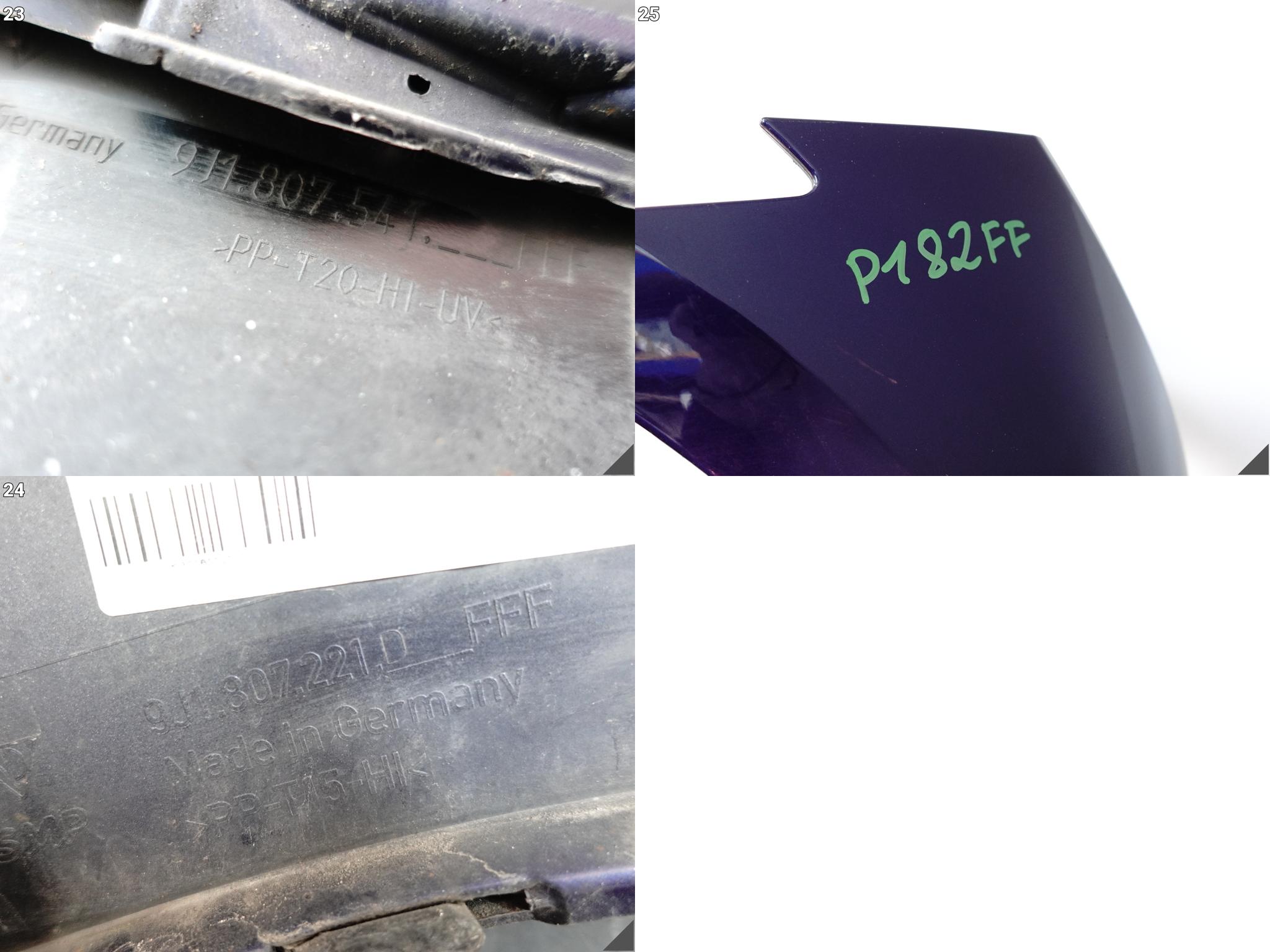 PORSCHE TAYCAN 9J1 19-24 ZDERZAK BUMPER + SPOILER DOKŁADKA PRZÓD PORSCHE TAYCAN 9J1 19-24 ZDERZAK BUMPER + SPOILER DOKŁADKA PRZÓD - obrazek 15
